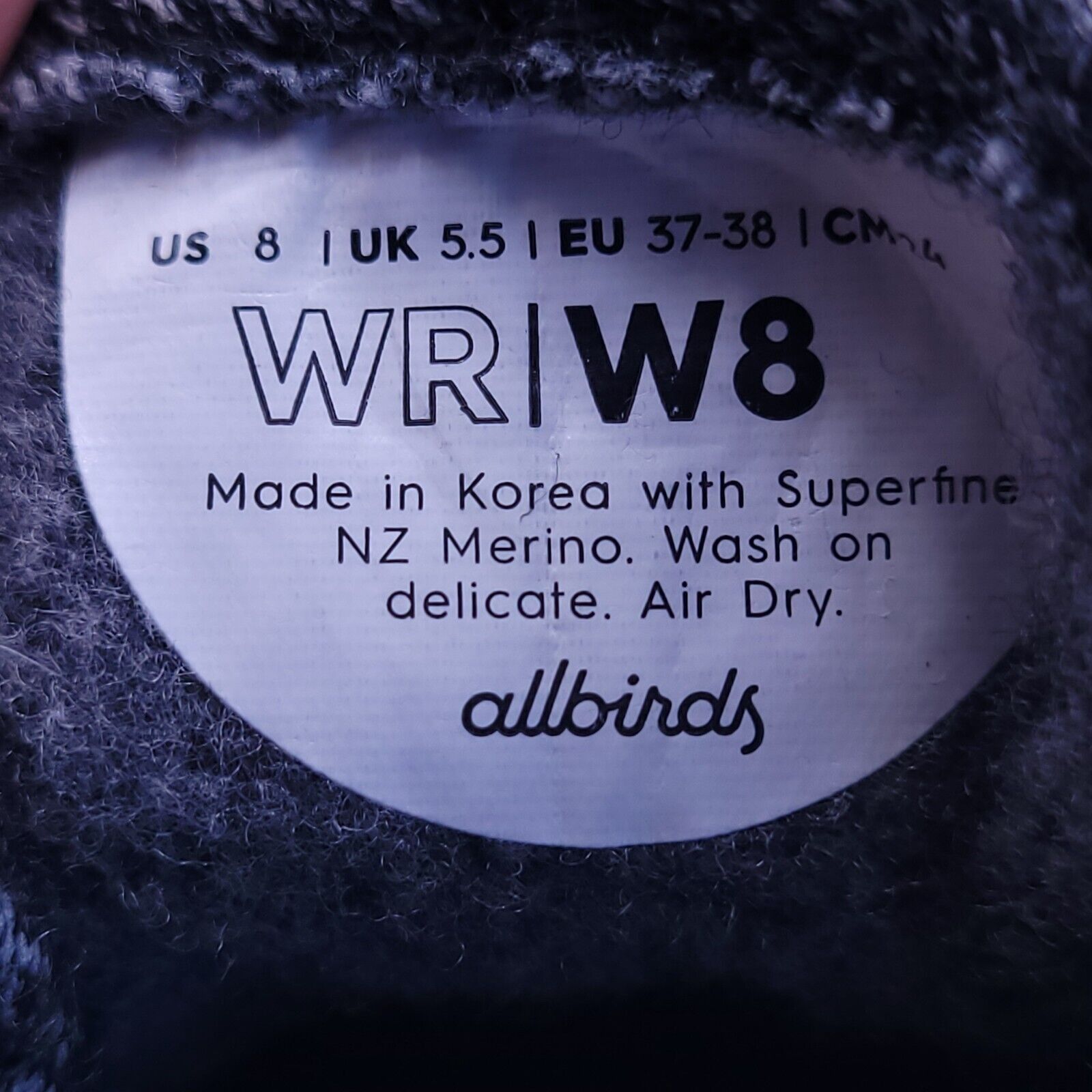 Allbirds Allbirds Wool Runner Athletic Shoe Womens Size 8 Gray Size US 8 / IT 38 - 8 Thumbnail