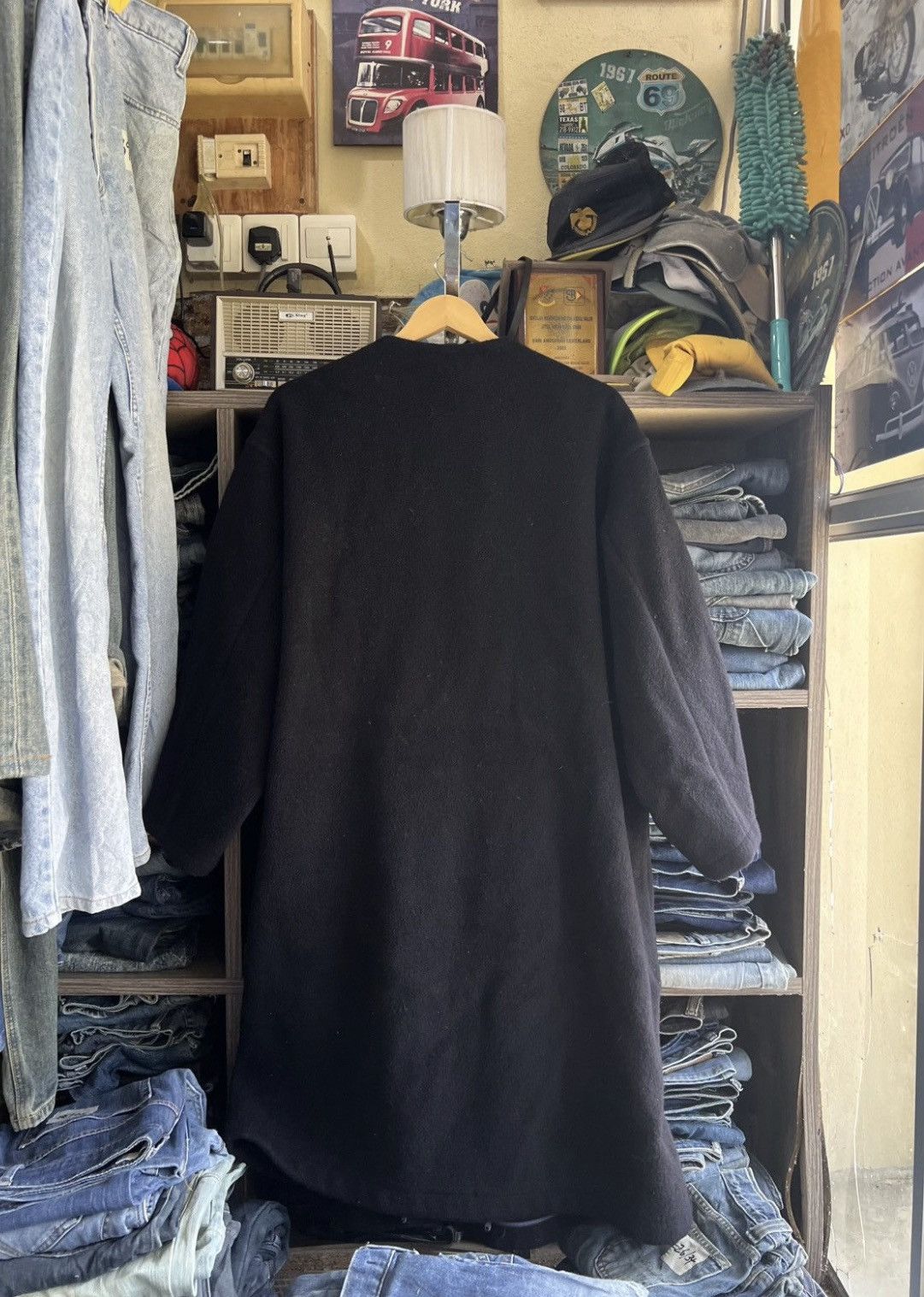 Yohji Yamamoto 🔥Vintage Y’s Yohji Yamamoto Wool Long Zipper Jacket Size US XXL / EU 58 / 5 - 4 Thumbnail