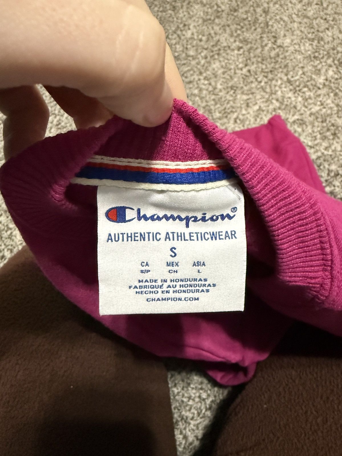 Champion Pink Champion Crew Neck Size Small Size S / US 4 / IT 40 - 3 Thumbnail