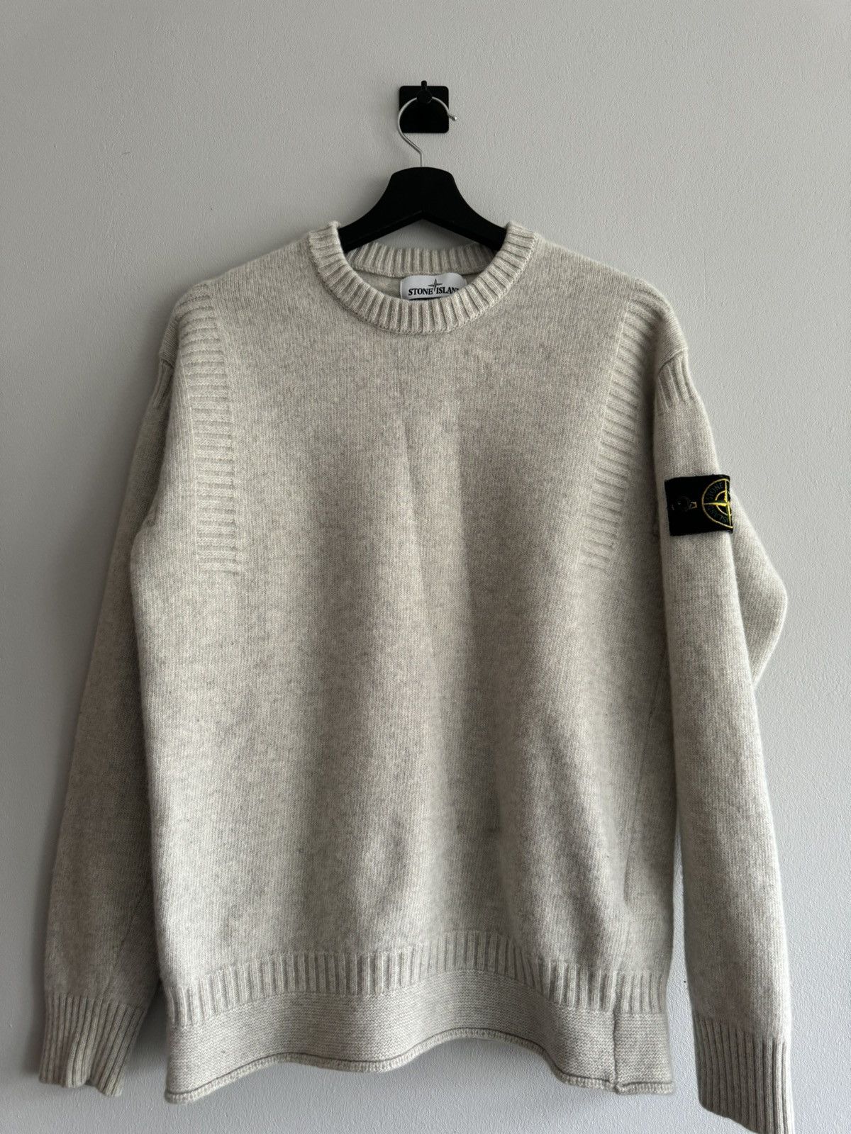 image of Stone Island Sweater in Off White, Men's (Size XL)