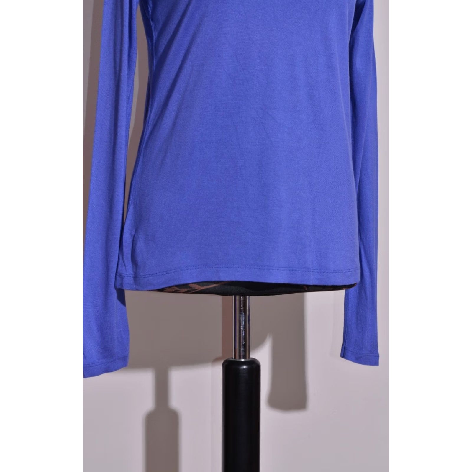 Vintage Gudrun Sjoden Womens Casual Modal Long Sleeve Top Shirt Blue M Size M / US 6-8 / IT 42-44 - 3 Thumbnail