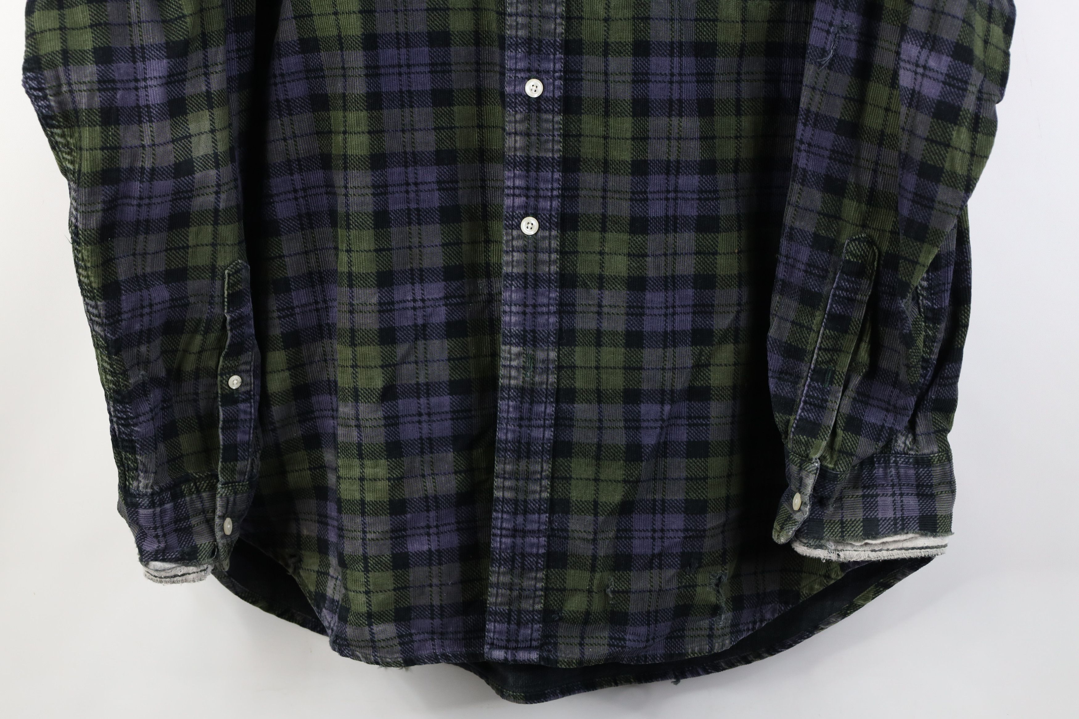 Vintage Vintage 90s Streetwear Collared Button Down Shirt Plaid Size US XL / EU 56 / 4 - 3 Thumbnail