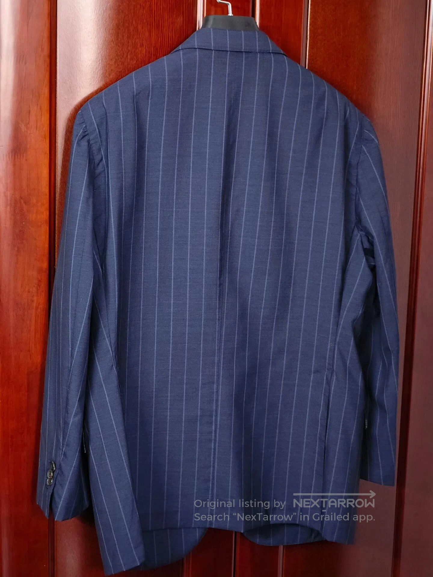 Japanese Brand Custom Italian Wool Linen Blend Suit. Size US L / EU 52-54 / 3 - 8 Thumbnail