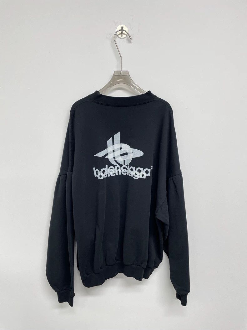 Balenciaga Balenciaga Round neck sweater black Size US L / EU 52-54 / 3 - 2 Thumbnail