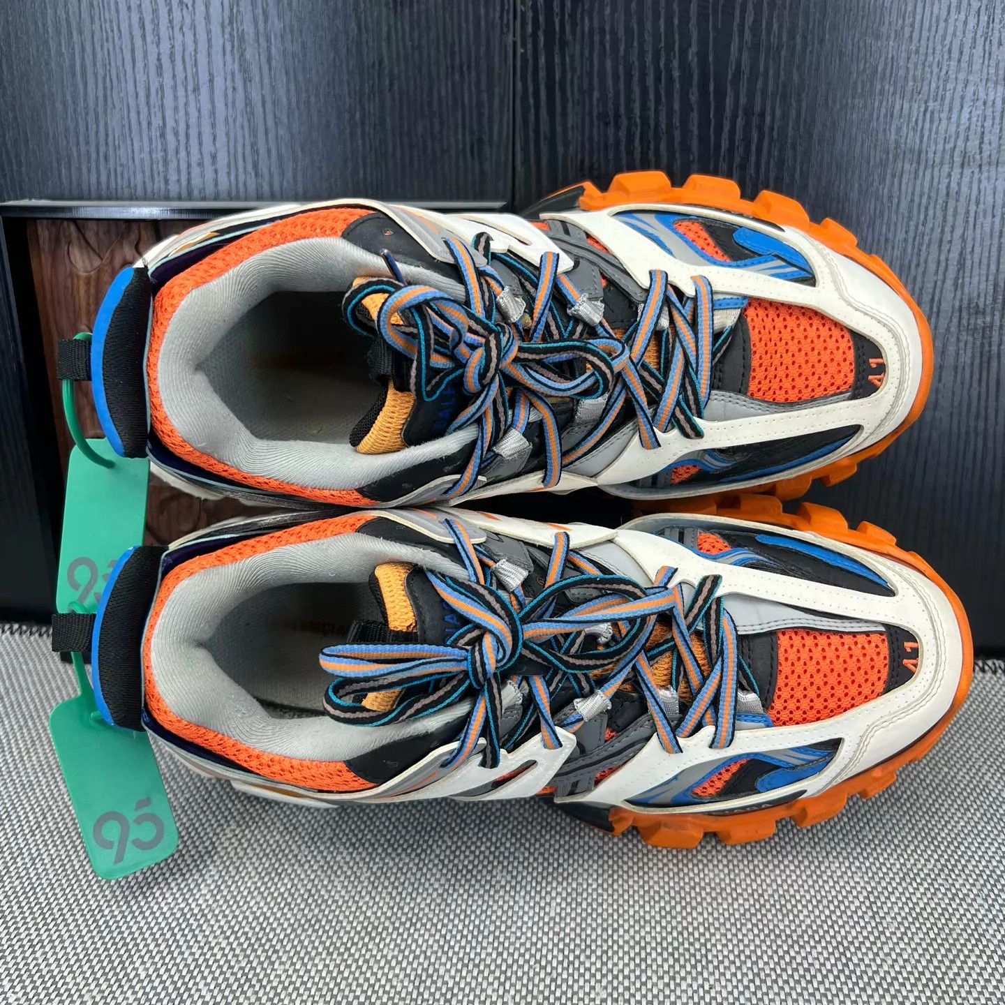 Balenciaga Balenciaga Track White/Orange/Blue 41 New Size US 8 / EU 41 - 7 Thumbnail