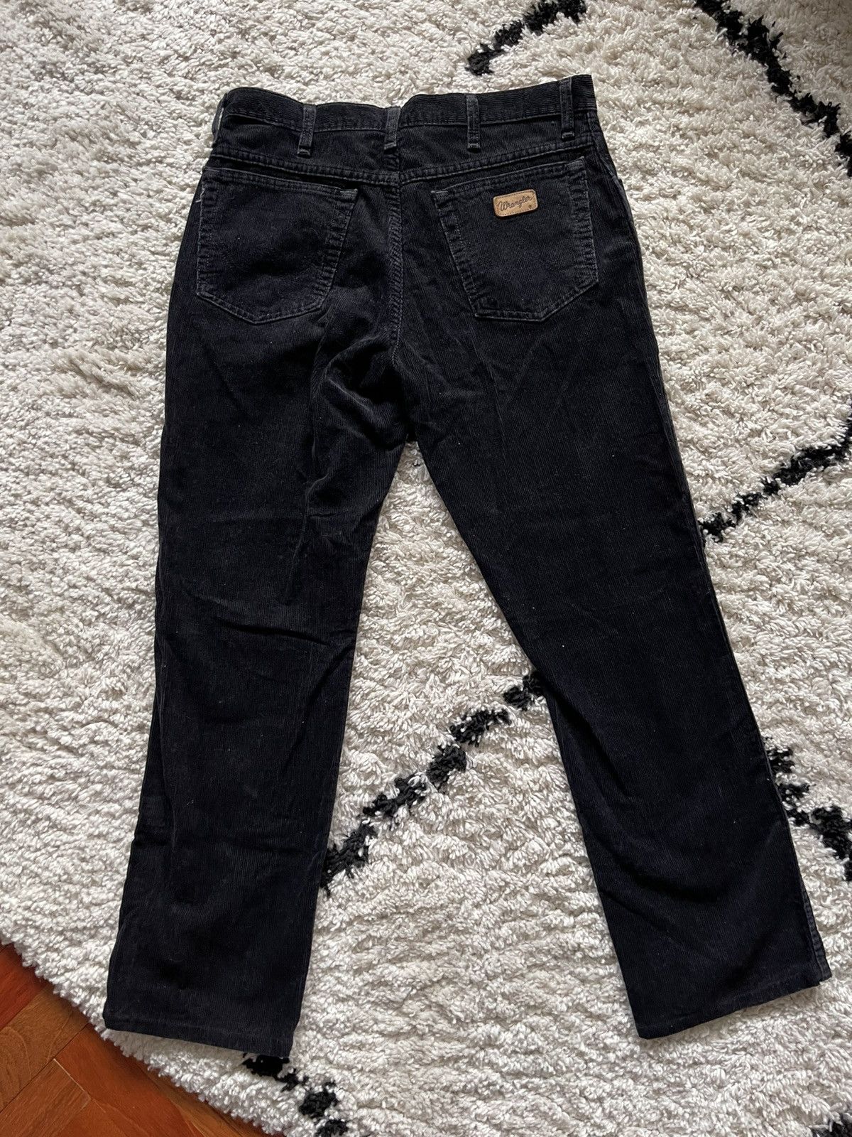 Vintage × Wrangler Wrangler corduroy black pants Size US 34 / EU 50 - 2 Thumbnail