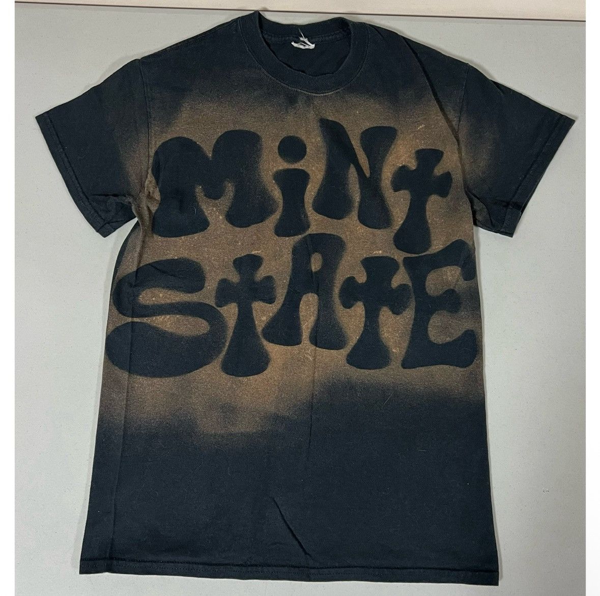 Band Tees Black ‘Mint State’ Short Sleeve Band Tee T-Shirt Top Size S⛓️ Size US S / EU 44-46 / 1 - 1 Thumbnail