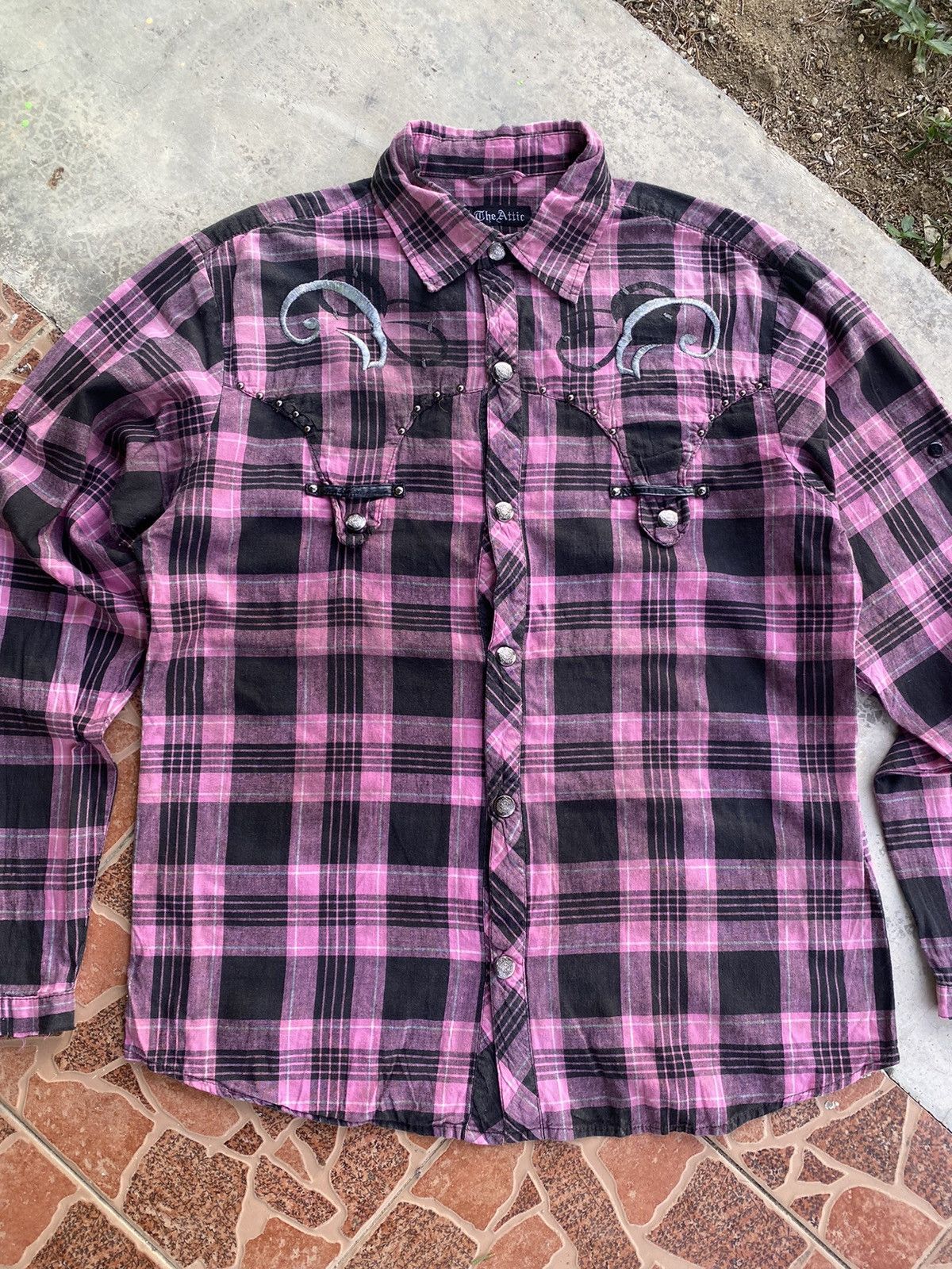 In The Attic 🔥 distressed 🔥 In The Attic Shirt Punk Design Size XL / US 12-14 / IT 48-50 - 2 Thumbnail