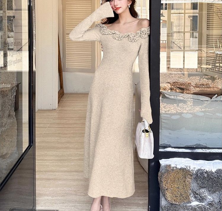 Other Classic Style French Style Flower Sweater Women's Dress Size ONE SIZE - 4 Thumbnail