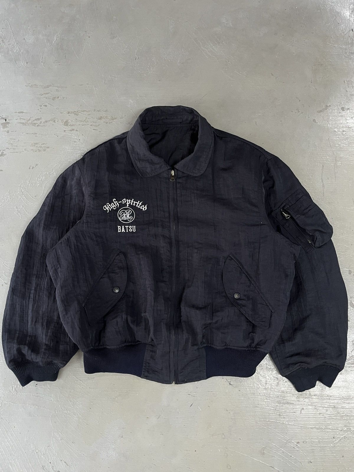 Japanese Brand Batsu Reversible Parachute Utility Bomber Issey Miyake Style Size US L / EU 52-54 / 3 - 1 Thumbnail