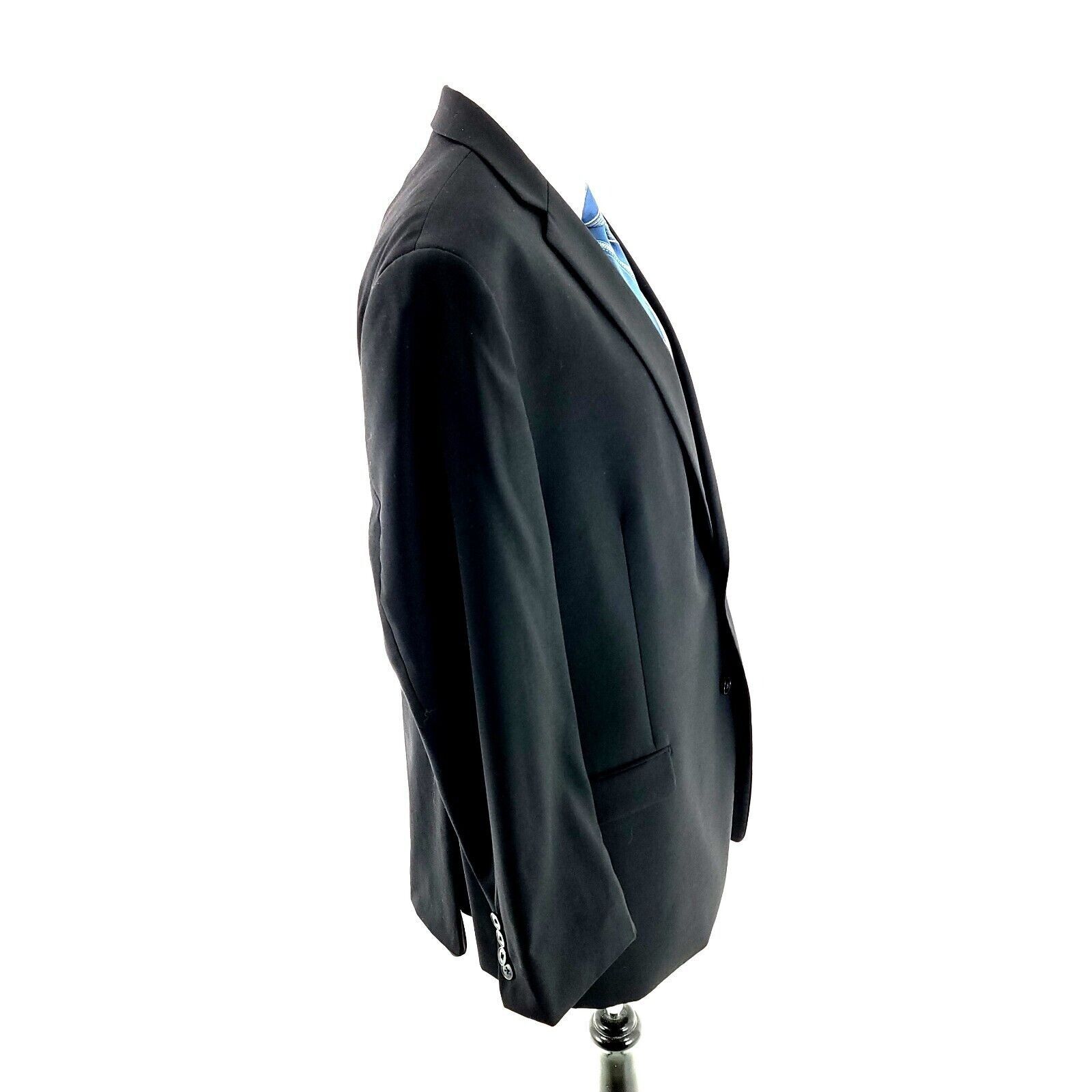 Calvin Klein Calvin Klein Wool 2 Button Blazer 42R Black Tagged 46R Has B Size 42R - 6 Thumbnail