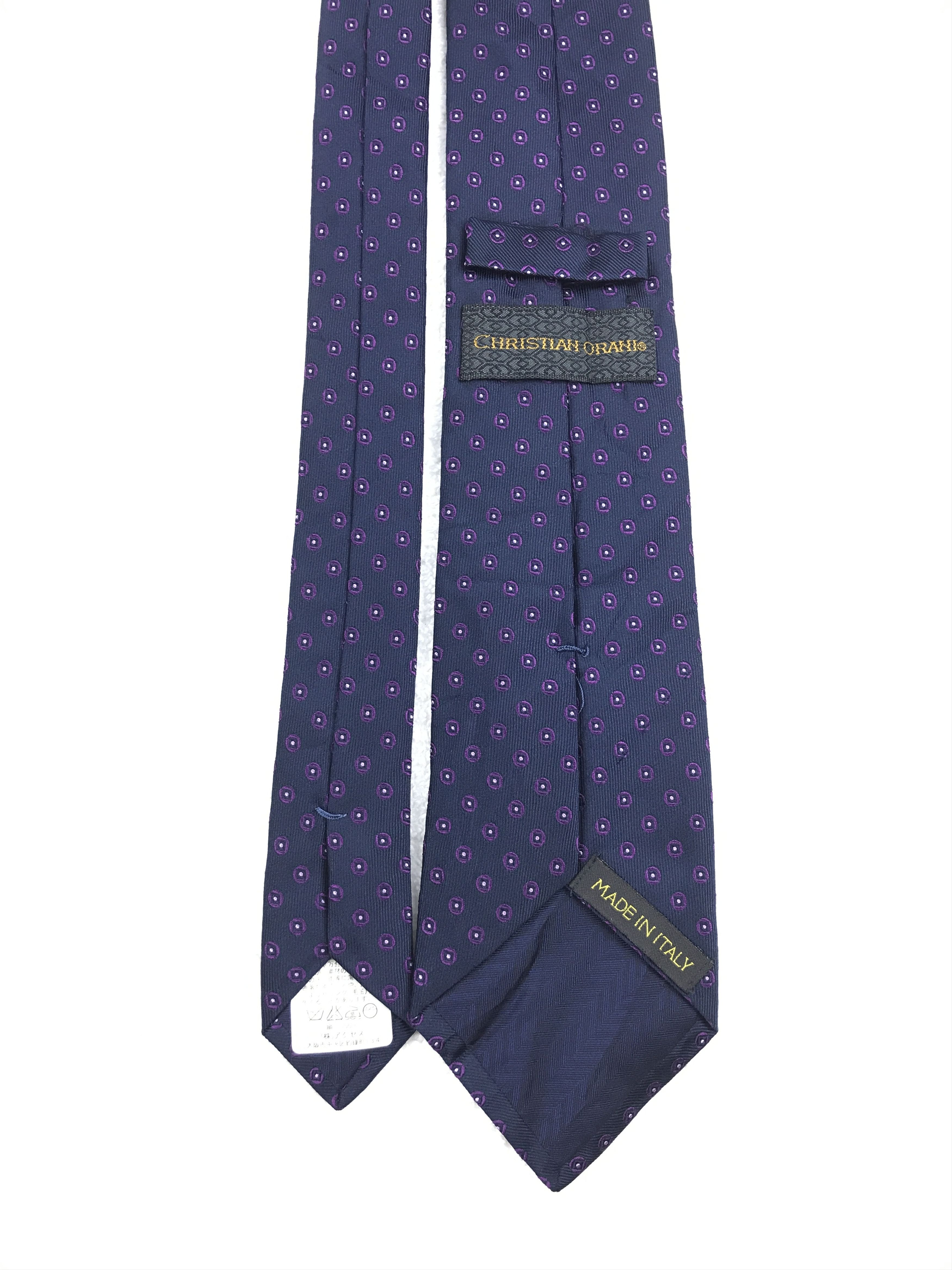 Vintage Vintage Christian Orani Silk Necktie Size ONE SIZE - 4 Thumbnail