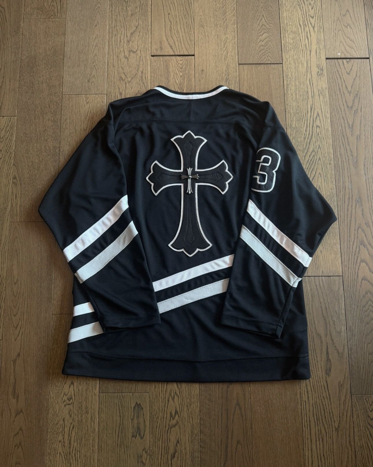 Chrome Hearts Chrome Harts PATCHED Hockey Jersey Size US M / EU 48-50 / 2 - 3 Thumbnail