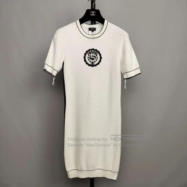 Chanel Chanel White cotton long skirt Size XXS / US 00 / IT 34 - 1 Thumbnail