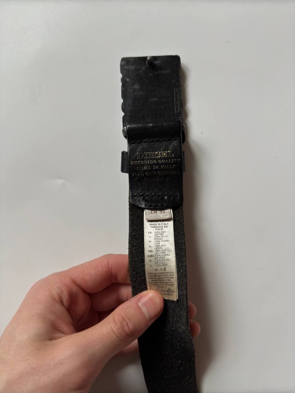 Diesel Vintage DIESEL Leather Belt made in Italy 117 cm Size ONE SIZE - 4 Thumbnail
