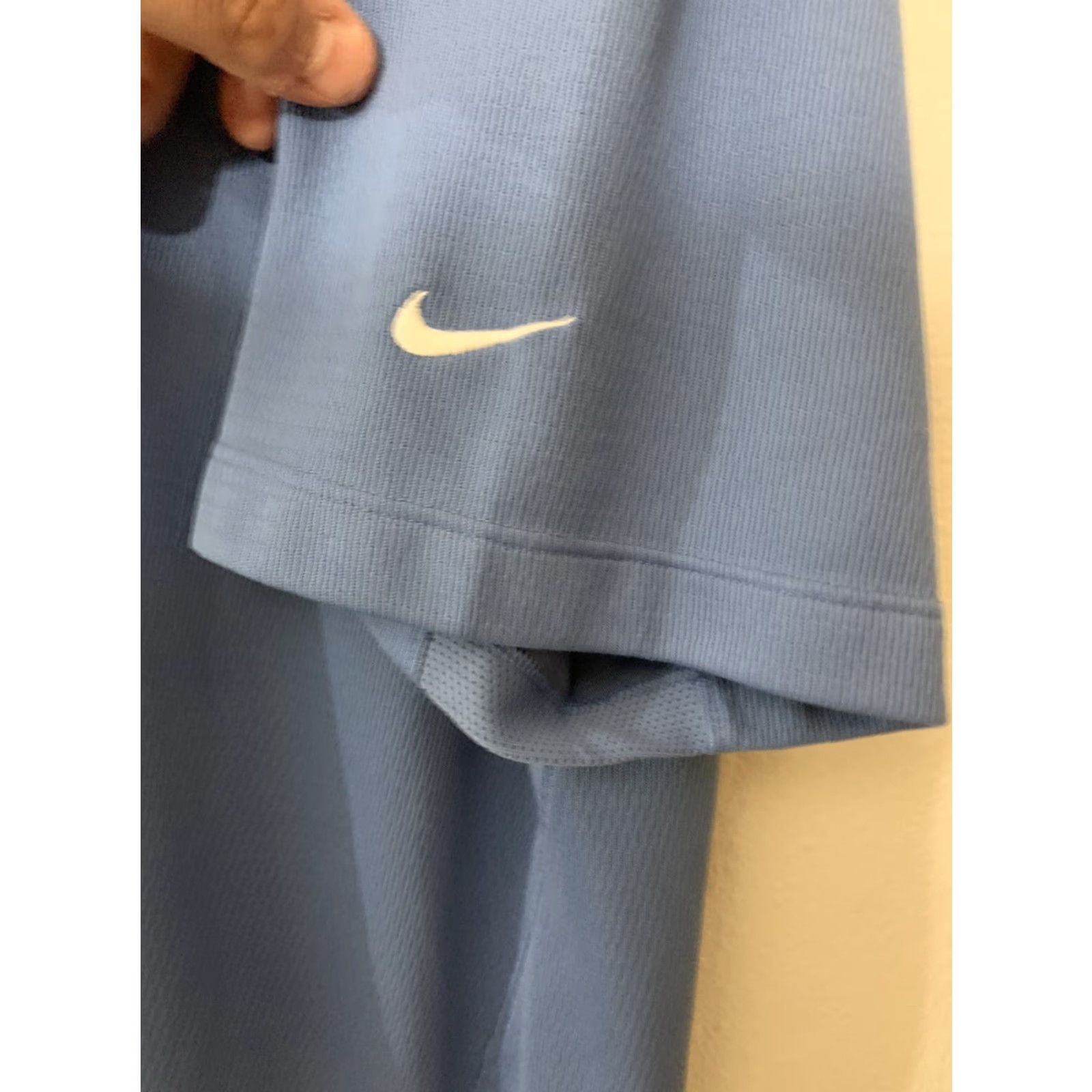 Nike VINTAGE Nike Golf Polo Shirt Men XL Blue Dri-Fit Tour Performance Stretch Golf Polo Mens XL Blue Nike Golf Brand Standards Size US XL / EU 56 / 4 - 3 Thumbnail