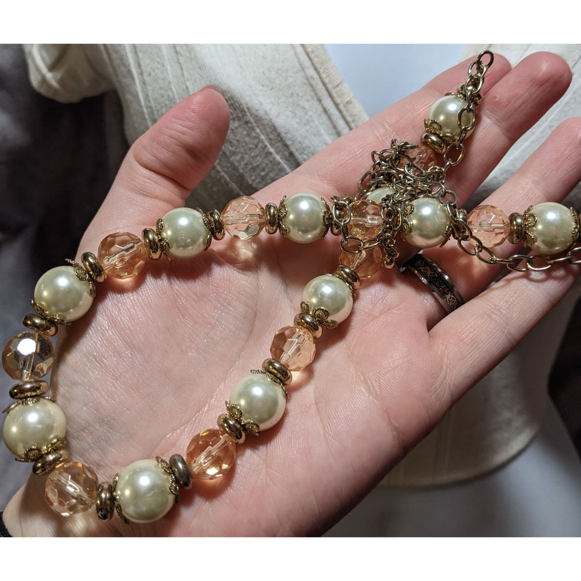 Other Regency Glam Pearl Beaded Statement Necklace Size ONE SIZE - 7 Thumbnail