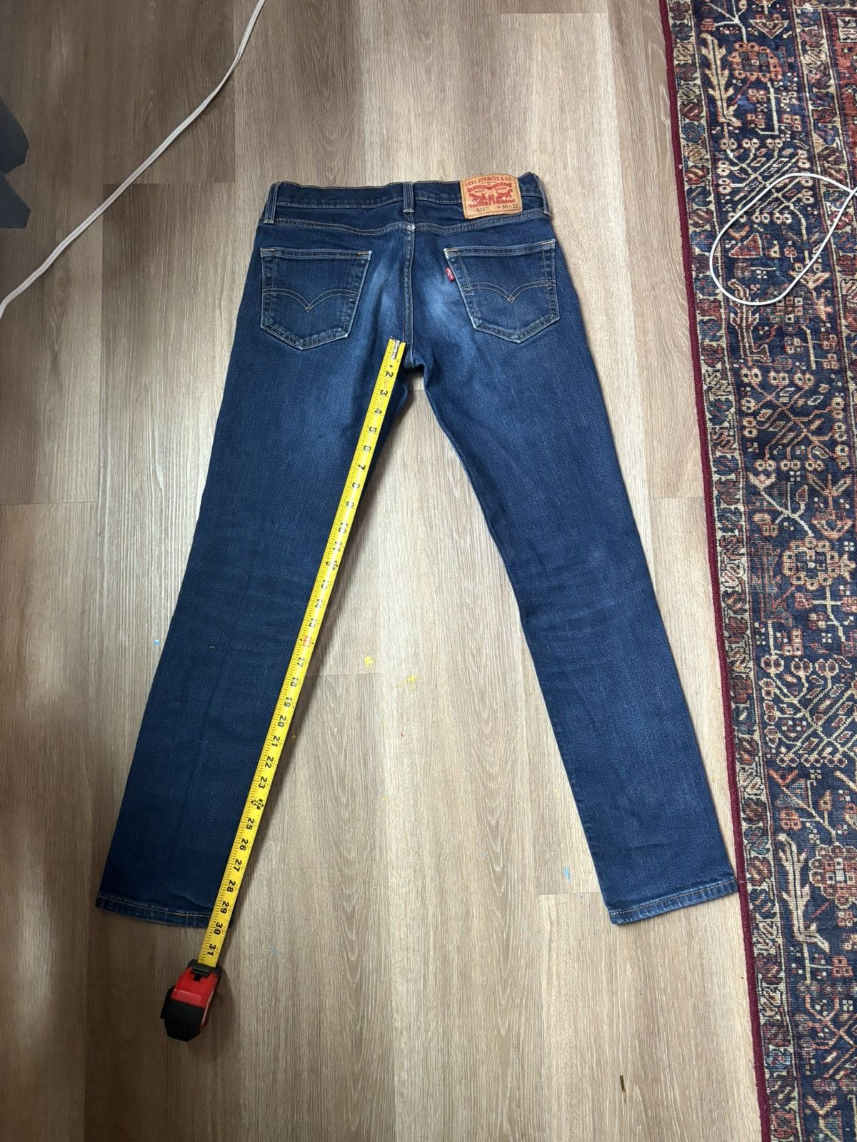 Levi's Levi’s 511 Dark Blue Jeans (skinny) 30x32 Size US 30 / EU 46 - 1 Thumbnail