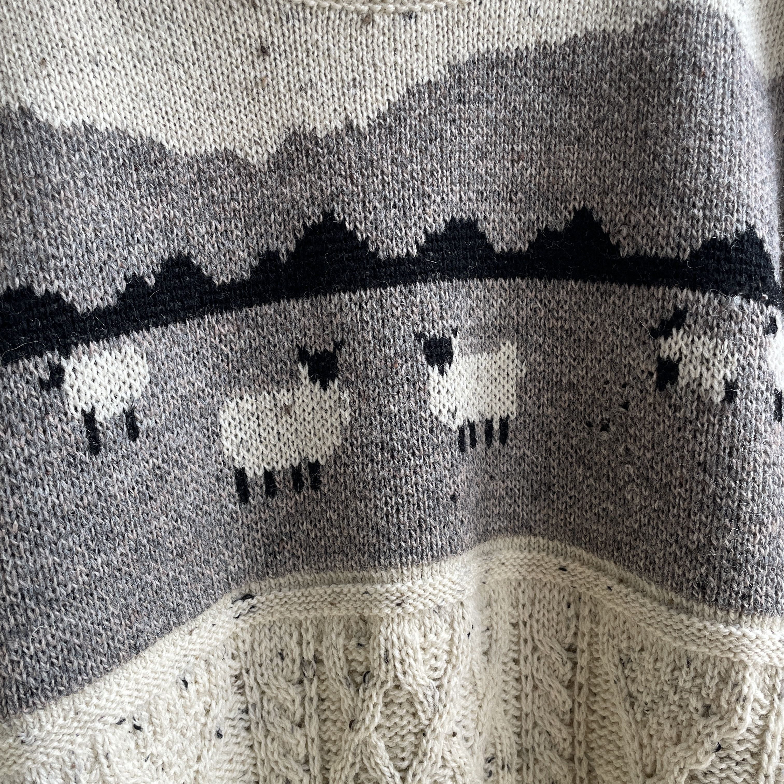 Aran Isles Knitwear Aran Islands Knitwear Sheep Cable Knit Traditional Sweater Size US XL / EU 56 / 4 - 4 Thumbnail
