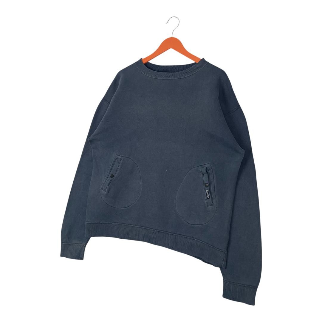 Post Overalls Vintage Post Overalls Washed Homeless Style Sweatshirt Size US L / EU 52-54 / 3 - 3 Thumbnail