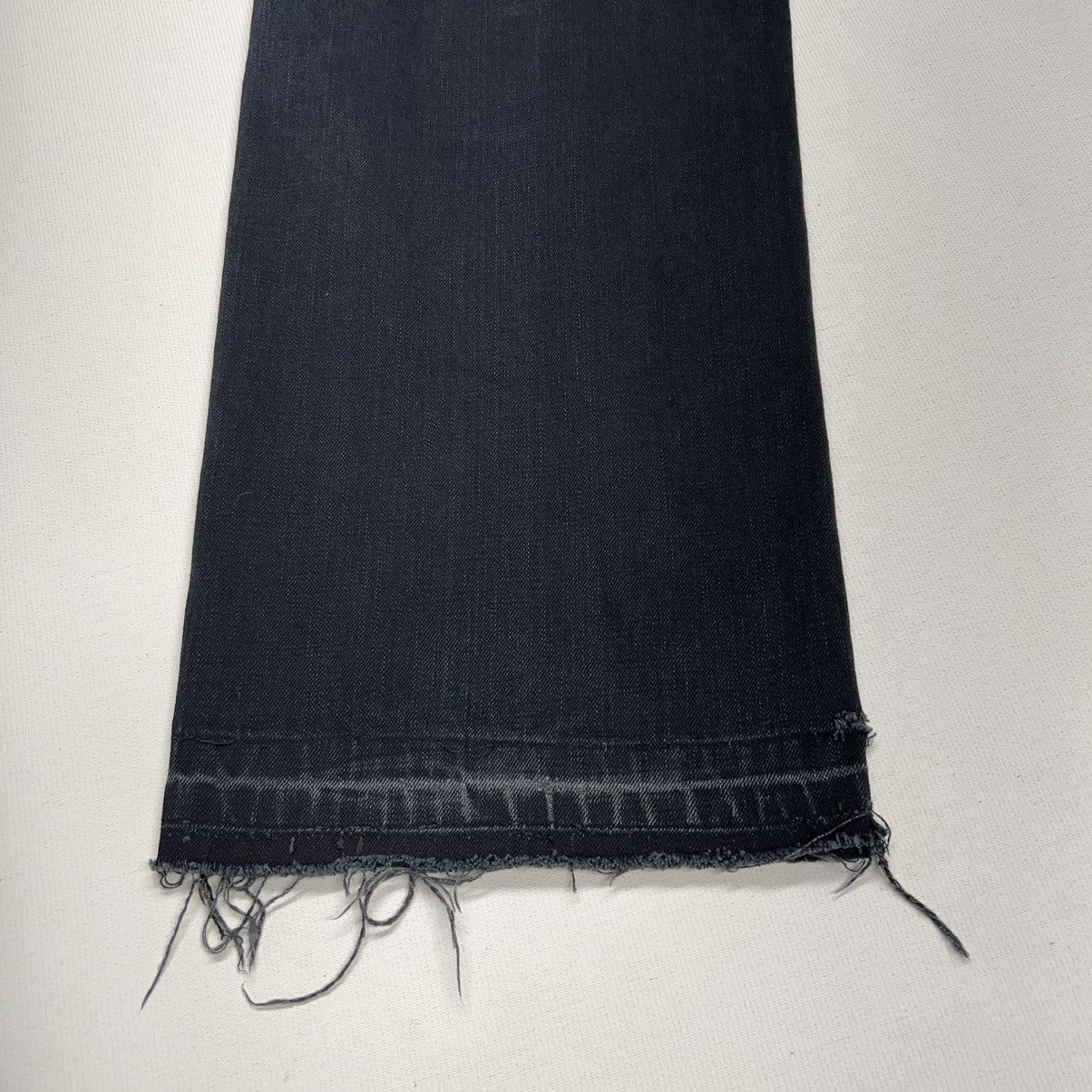 Vintage Parish Jeans Black Denim Straight Distressed Y2K Baggy Size US 40 / EU 56 - 19 Thumbnail