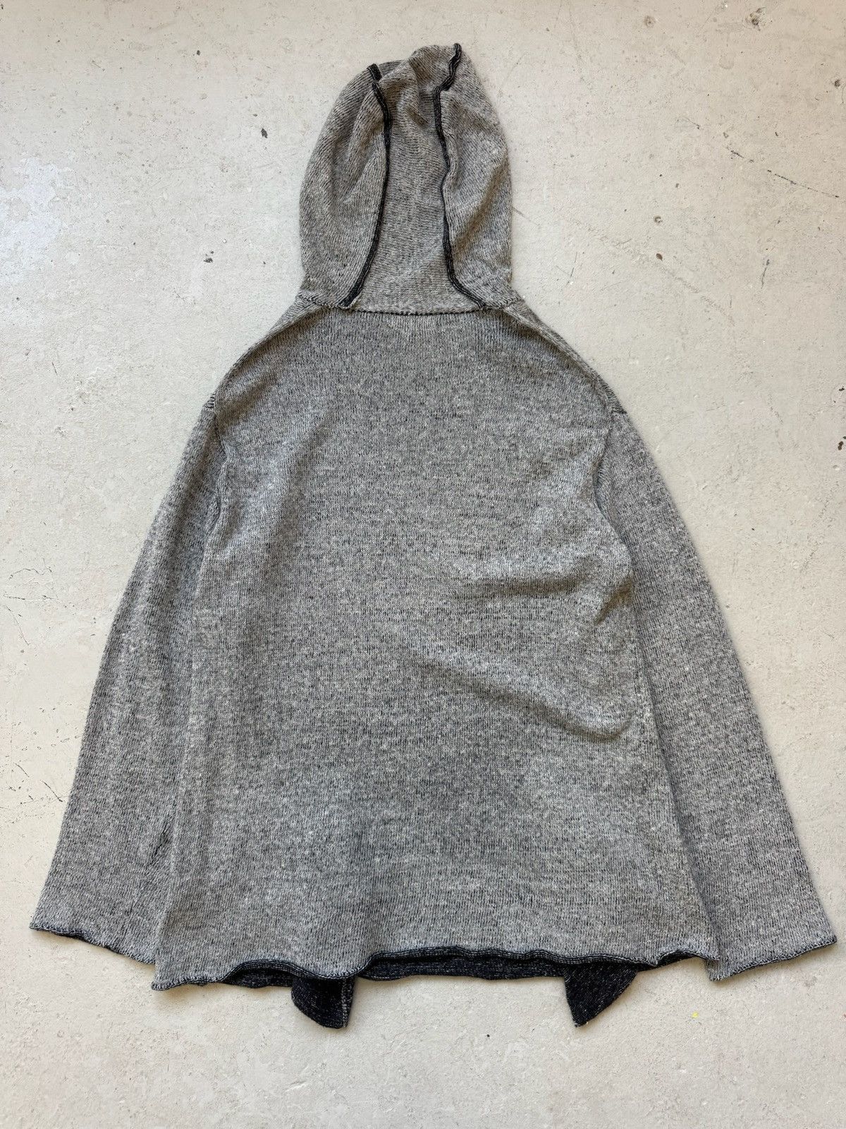 Yohji Yamamoto Yohji Yamamoto Pour Homme Grey Hoodie Size US L / EU 52-54 / 3 - 3 Thumbnail