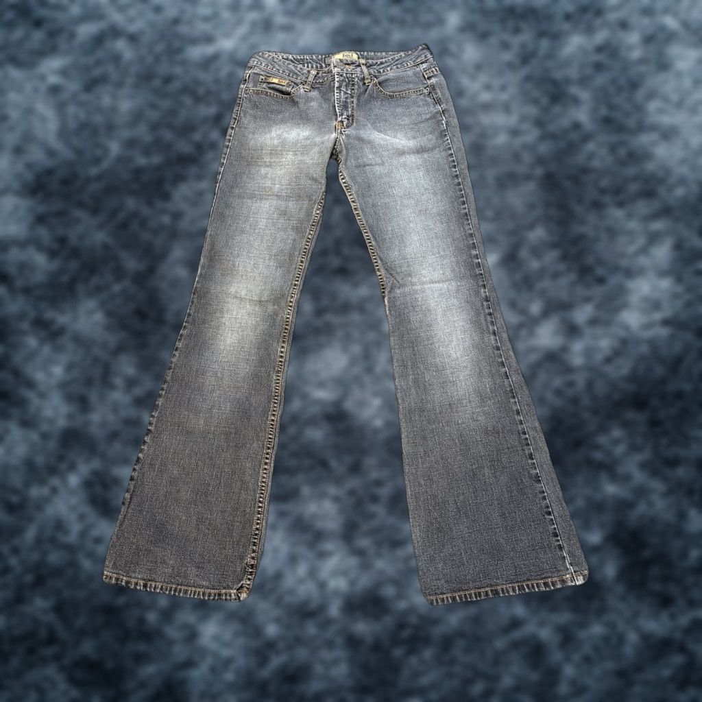 Vintage VINTAGE LEI Jeans Bootcut Womens 30x31 Gray Wash Low Rise Grunge 90s Womens Jeans Size 30" / US 8 / IT 44 - 1 Thumbnail
