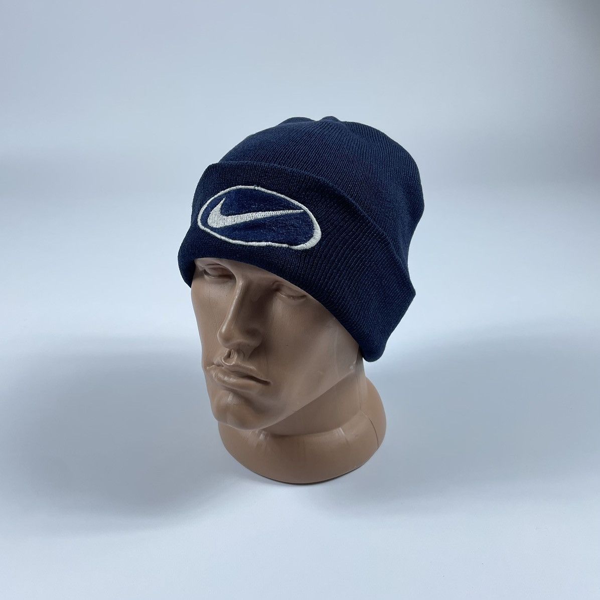 Nike Vintage Nike big logo beanie Hat Size ONE SIZE - 1 Thumbnail