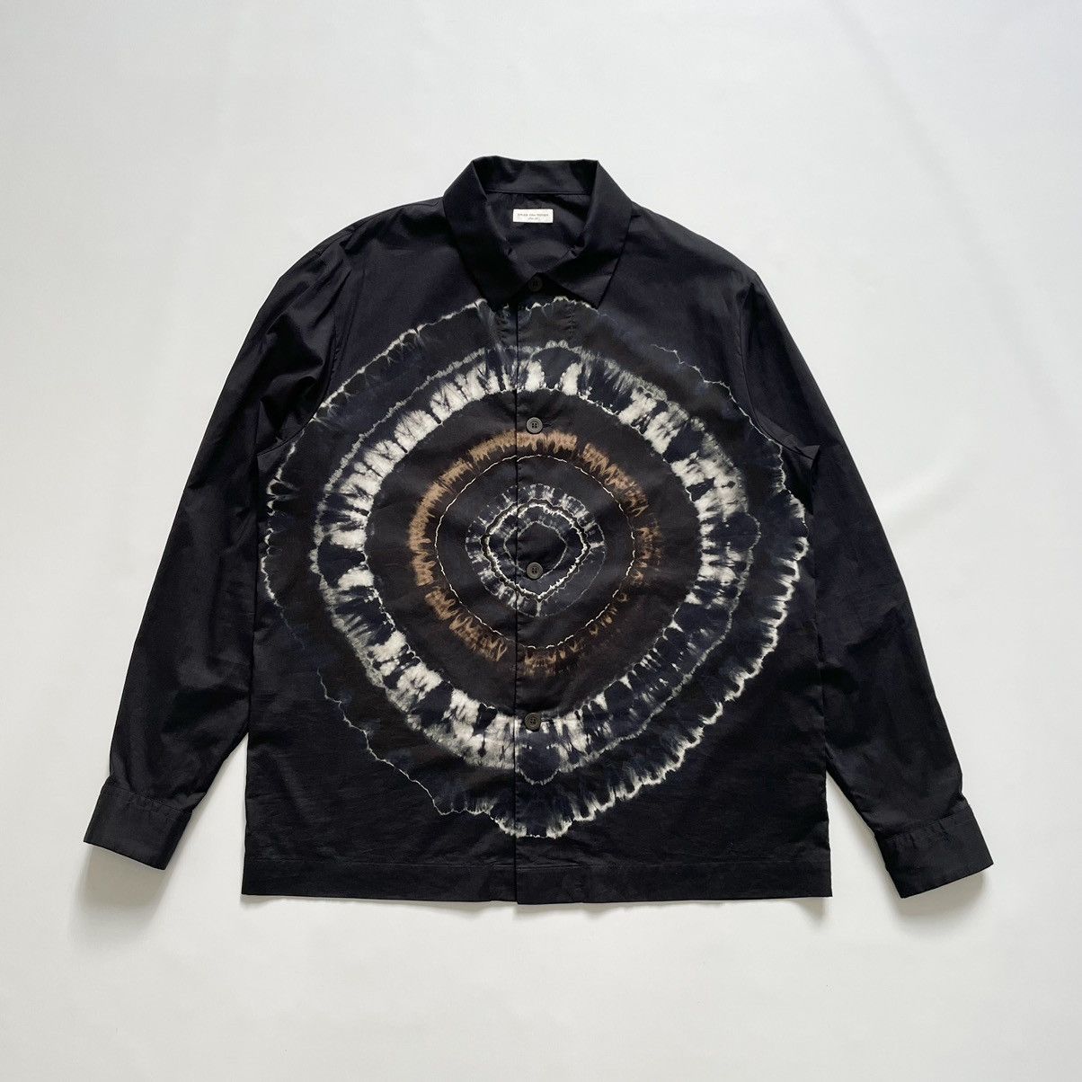 Dries Van Noten A/W 19 ‘Iris’ Tie Dye Print Shirt Size US M / EU 48-50 / 2 - 15 Thumbnail