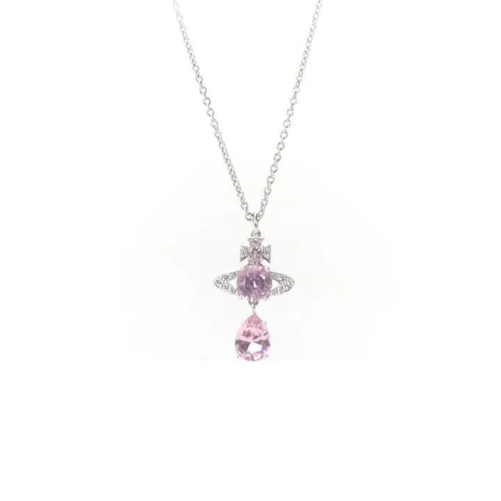 Other Vivienne Westwood Crystal Pendant Necklace for Women -2507 Size ONE SIZE - 2 Thumbnail