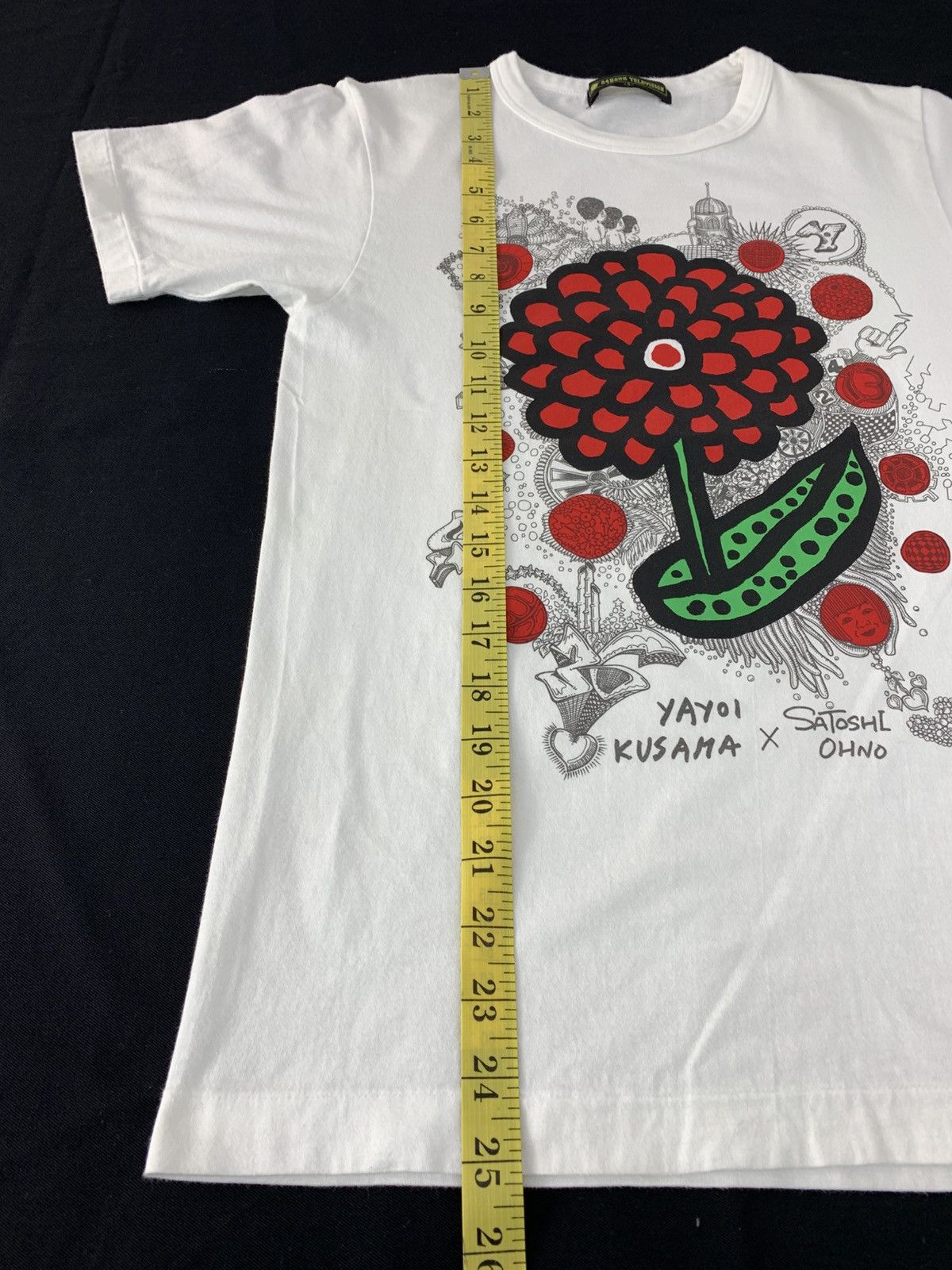 Yayoi Kusama 24 Hour Television Yayoi Kusama X Satoshi Ohno Floral Tee Size US S / EU 44-46 / 1 - 10 Thumbnail