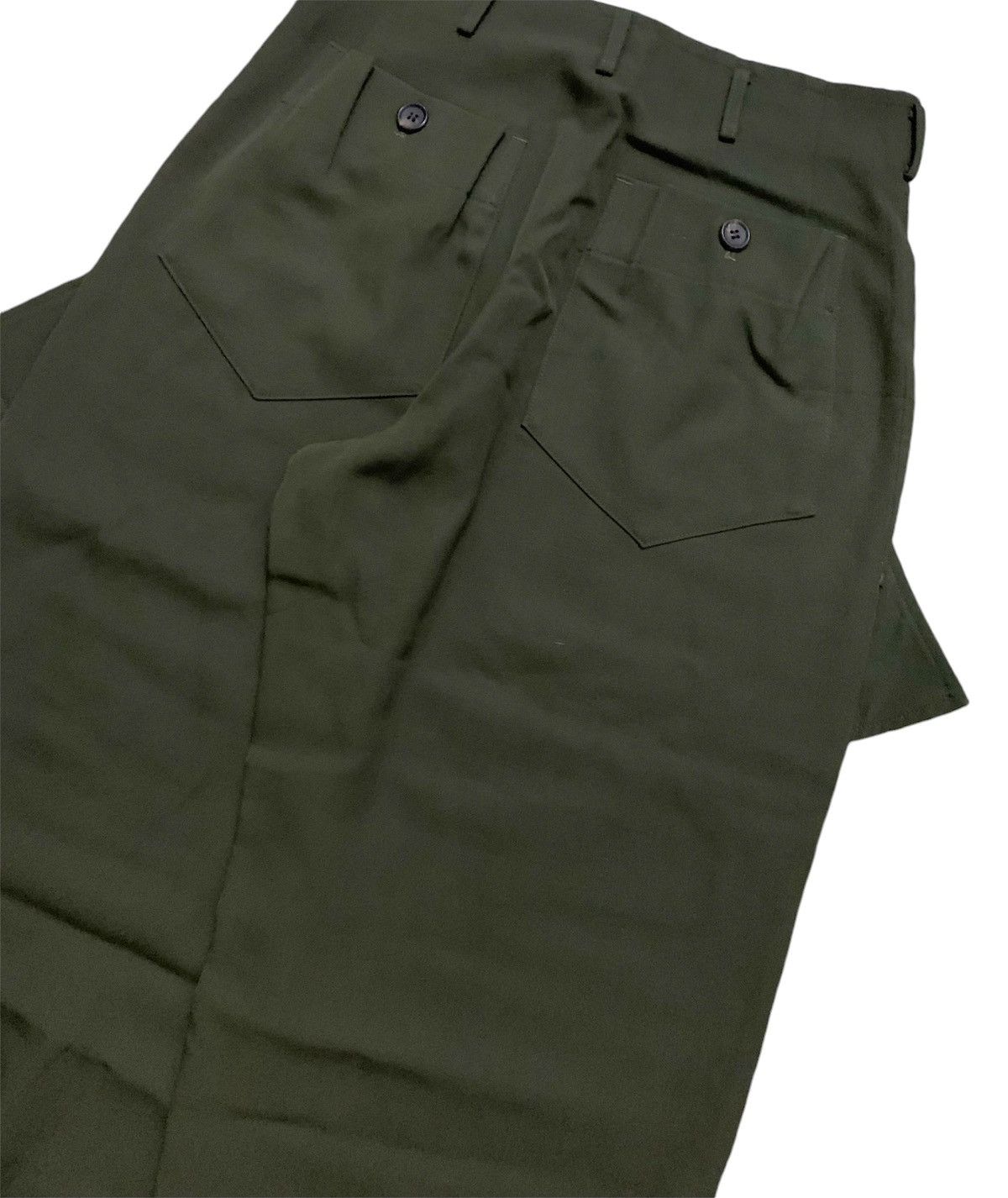 Yohji Yamamoto 💥Vintage Yohji Yamamoto Army Signature Baggy Pant Size 29" - 5 Thumbnail