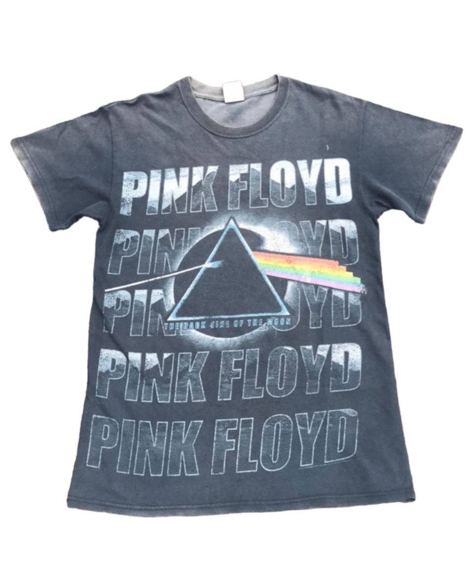 image of Archival Clothing x Band Tees Pink Floyd Shirt in Black, Men's (Size Small)