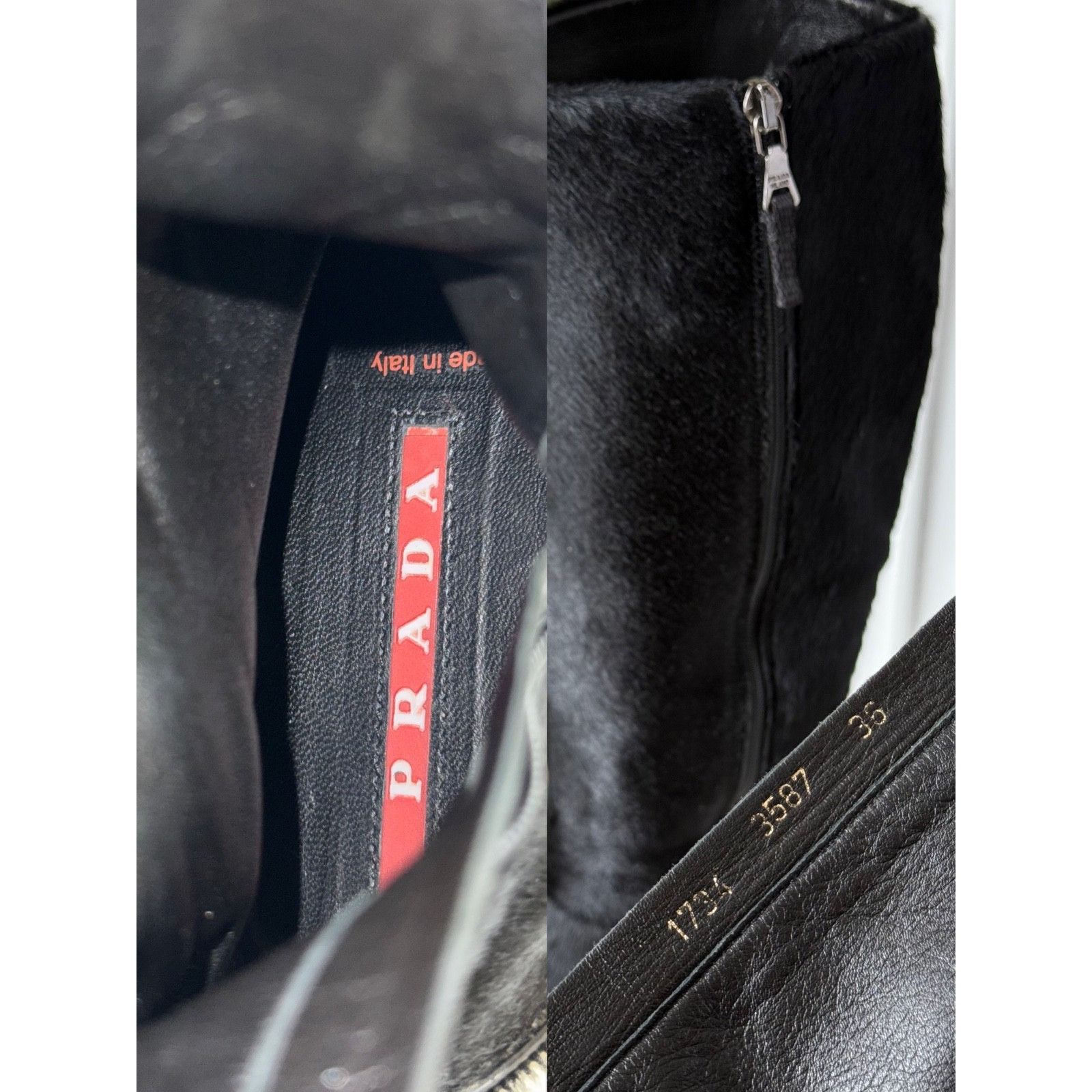 Prada Vintage Prada Pony Style Calfskin Riding Boots 36 / 6 Size US 6 / IT 36 - 16 Thumbnail