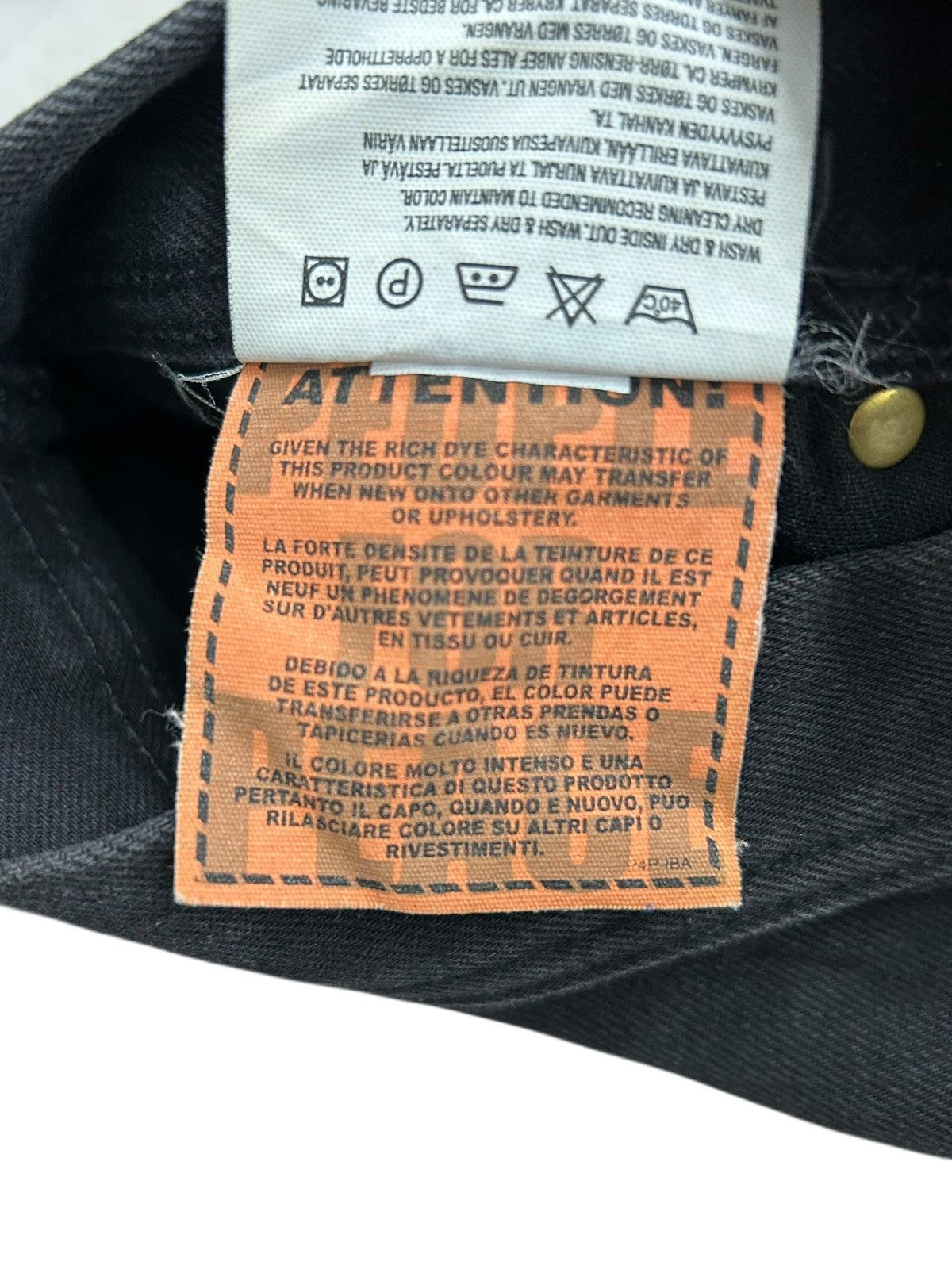 Hysteric Glamour Union Made Selvedge Neo Biker Leather Padded Racing Sport Size US 30 / EU 46 - 20 Thumbnail