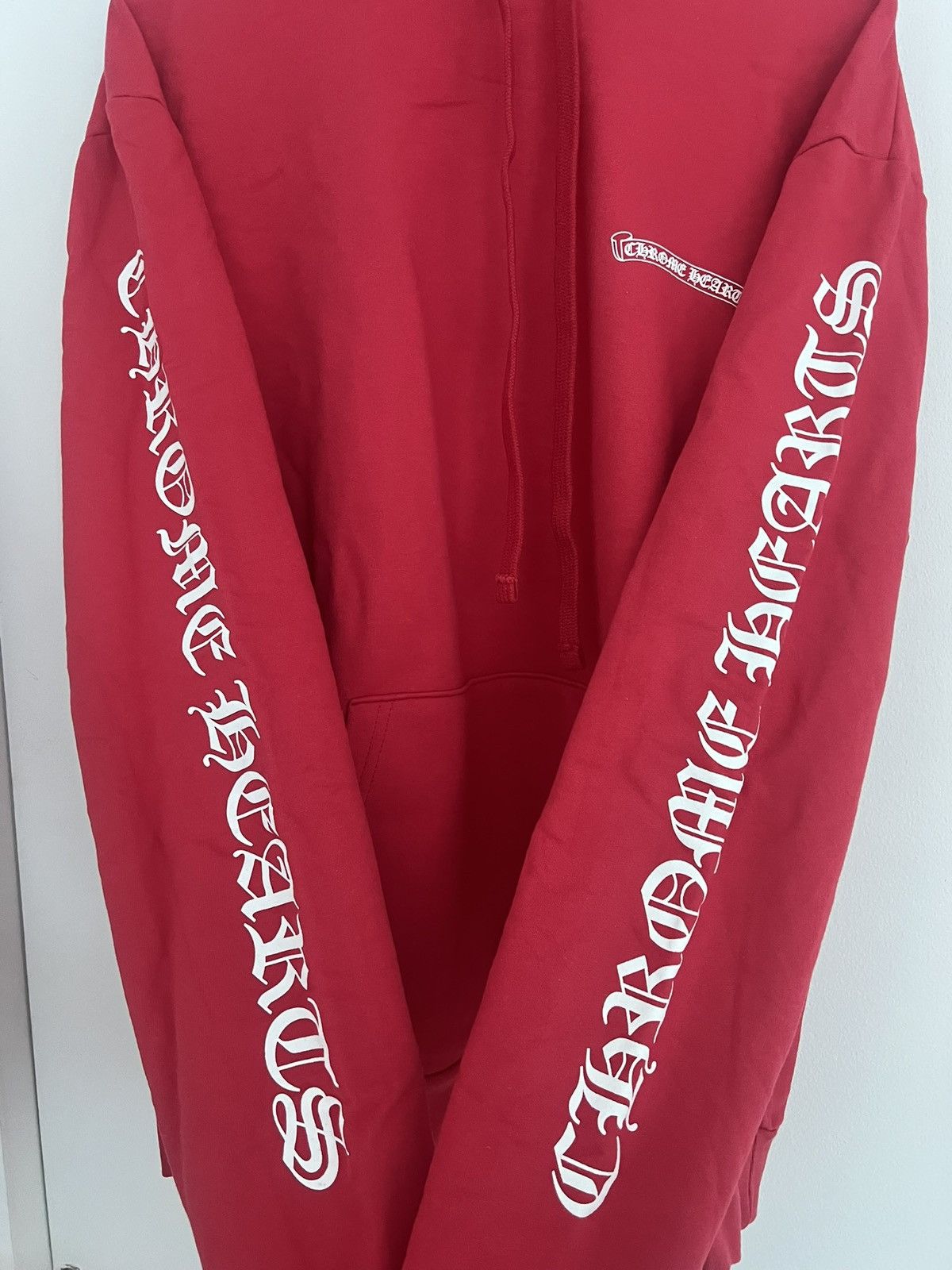 Chrome Hearts Chrome Hearts Red Scroll Hoodie Size US L / EU 52-54 / 3 - 3 Thumbnail
