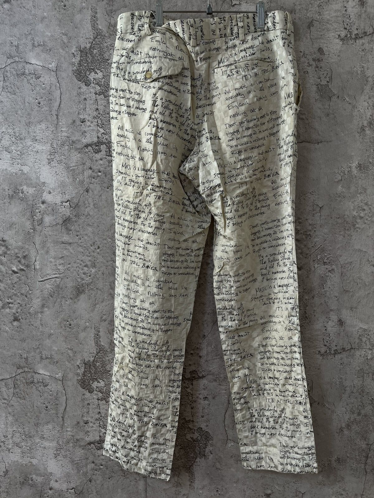 Comme des Garcons Homme Plus Comme des Garçons Homme Plus “Music Is a Language” Pants Size US 32 / EU 48 - 6 Thumbnail