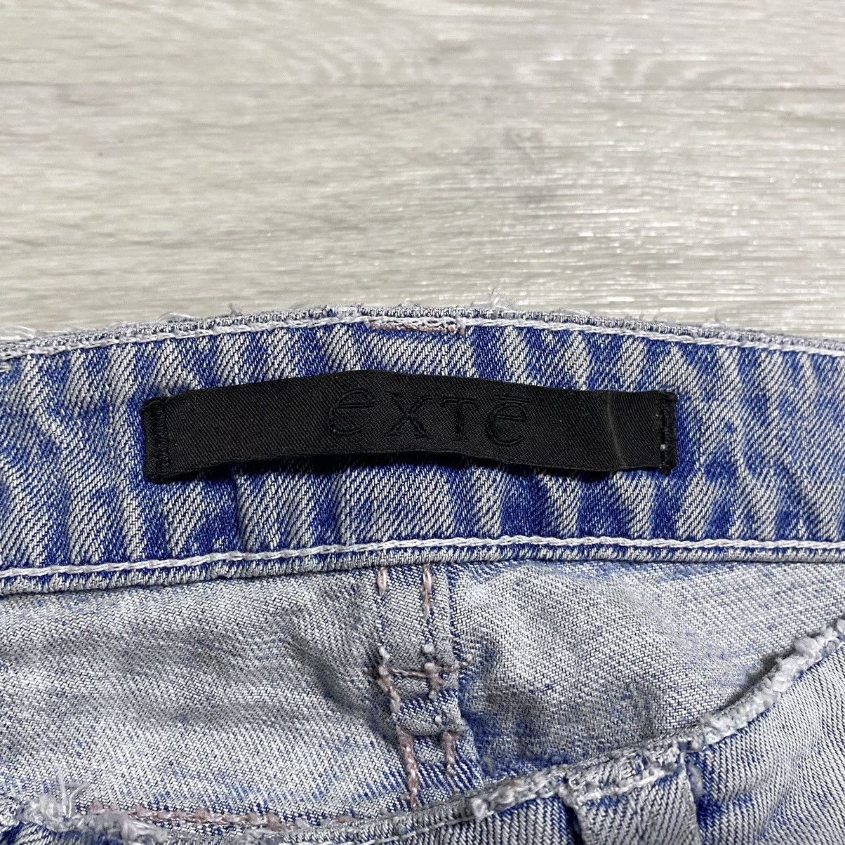Other J’s Exte Washed Blue Distressed Torn Jeans Denim Size 27" / US 4 / IT 40 - 21 Thumbnail