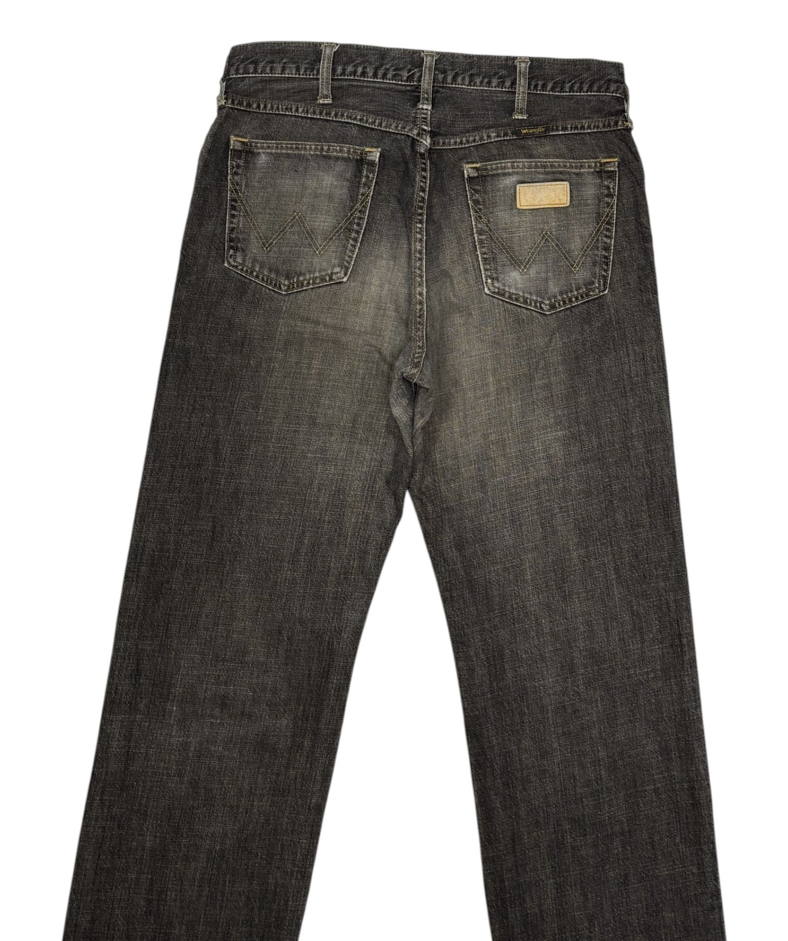 If Six Was Nine Vintage Wrangler Faded Black Loose Fit Jean Size US 32 / EU 48 - 6 Thumbnail