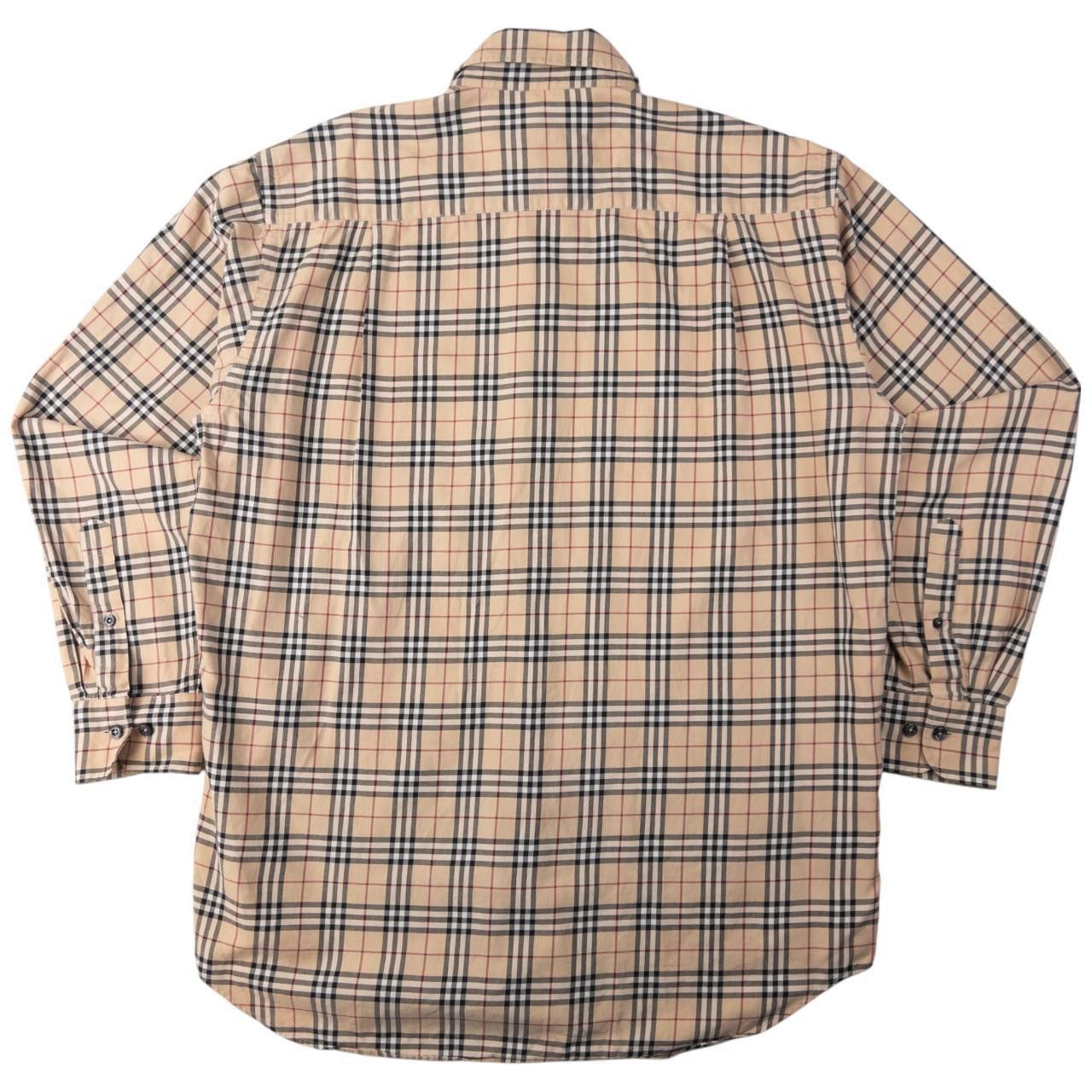 Burberry Vintage Burberry Nova Check Long Sleeve Shirt Size XL Size US XL / EU 56 / 4 - 2 Thumbnail