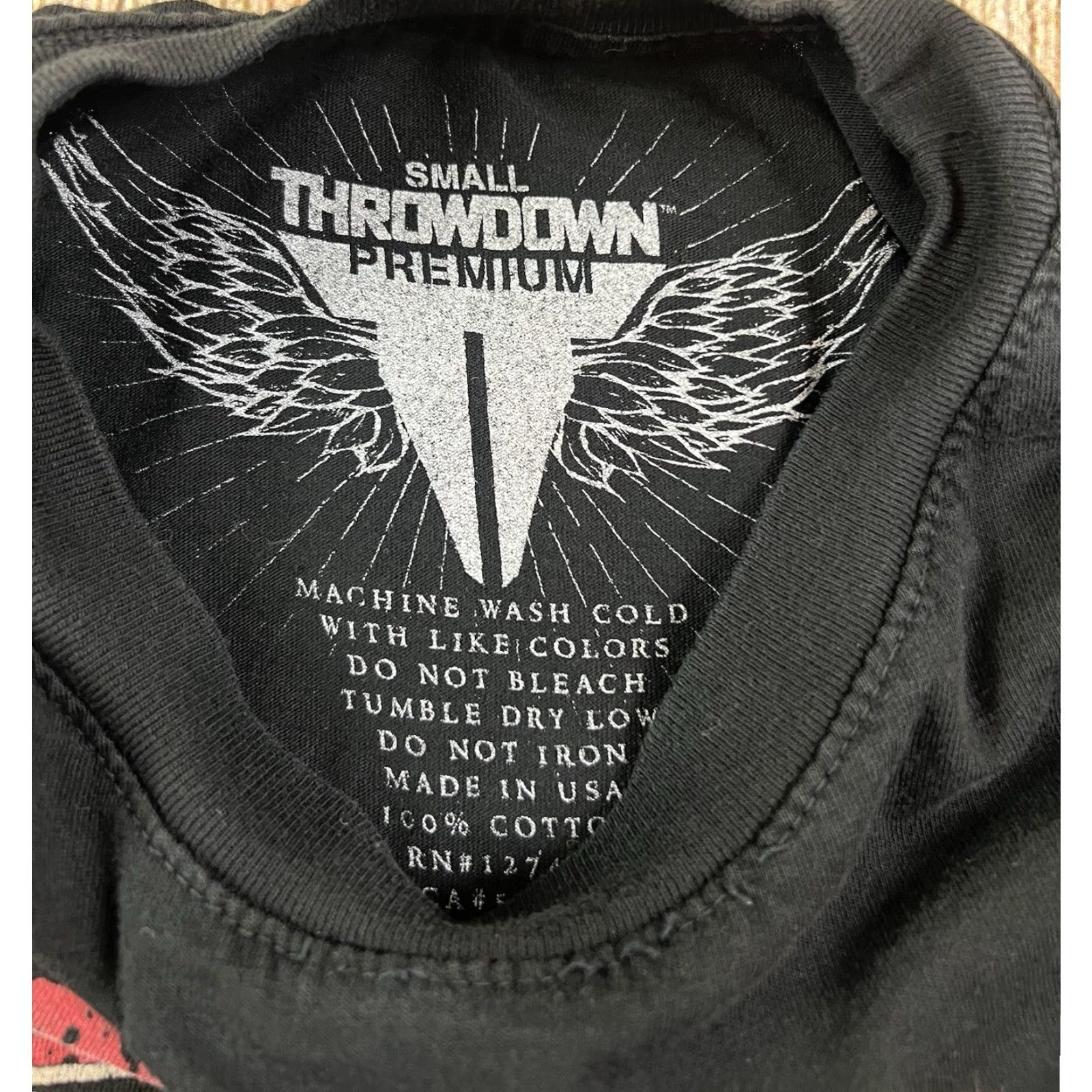 Vintage VINTAGE Throwdown Cage Company MMA Y2K Squadron Black T Shirt Size S Mens Small Size US S / EU 44-46 / 1 - 4 Thumbnail