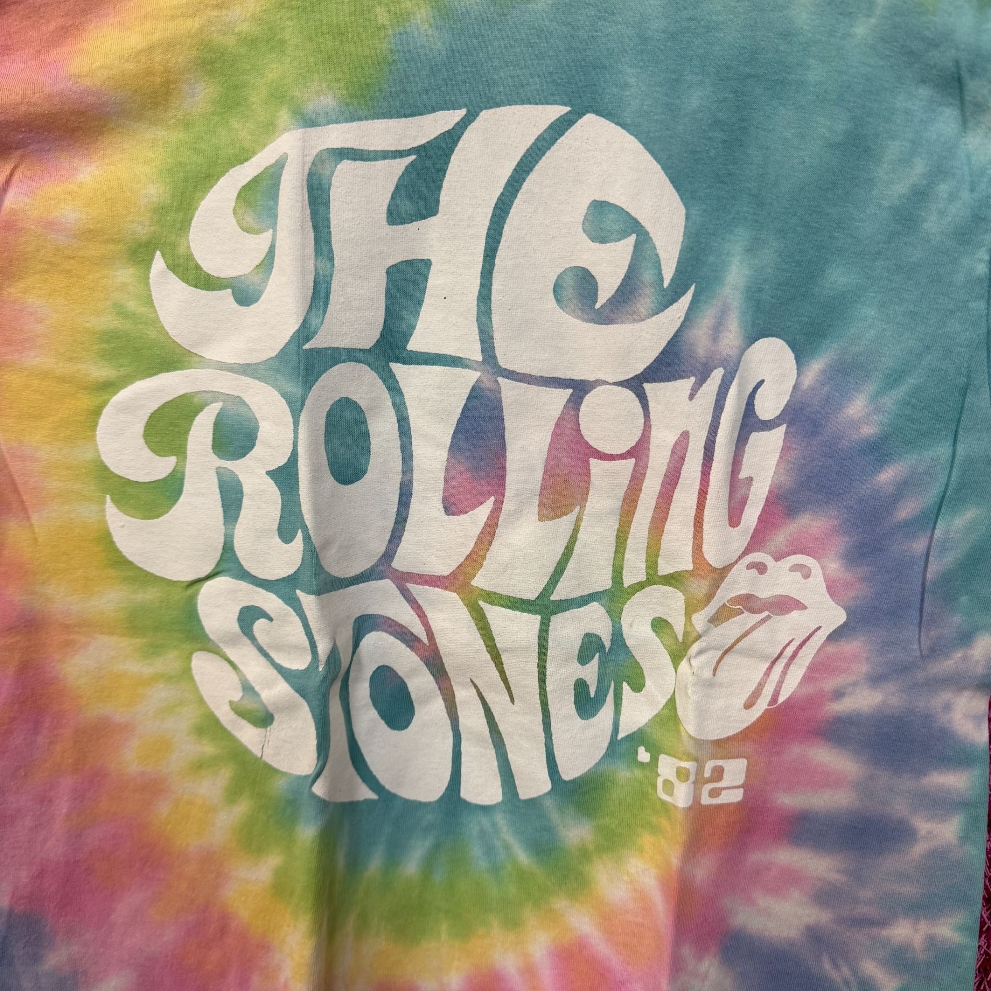 The Rolling Stones The Rolling Stones Hot Lips 1982 Concert Rock Band Tie Dye M Size US M / EU 48-50 / 2 - 2 Thumbnail