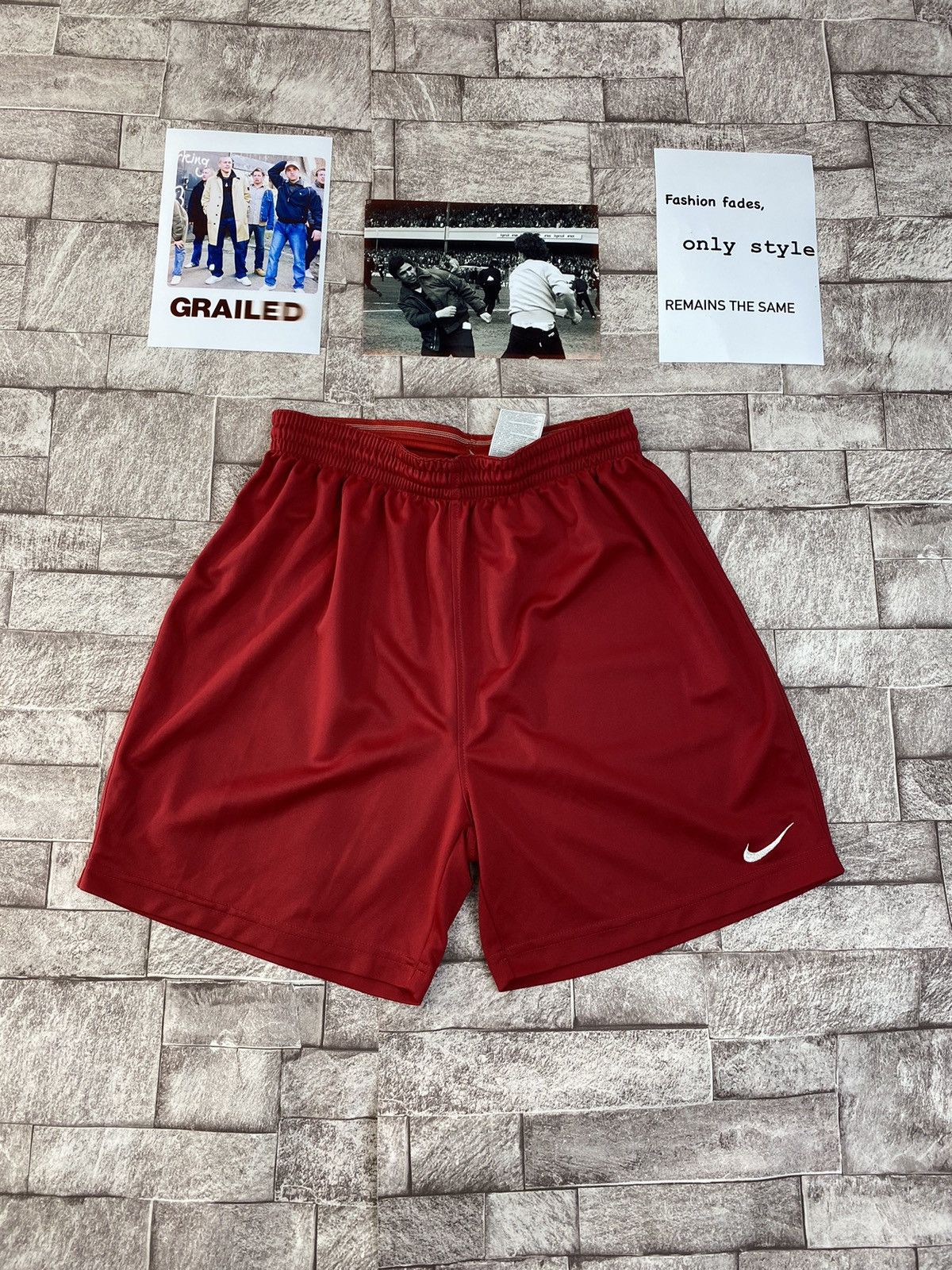 Nike × Vintage Vintage Nike SOCCER Shorts L Size US 34 / EU 50 - 1 Thumbnail