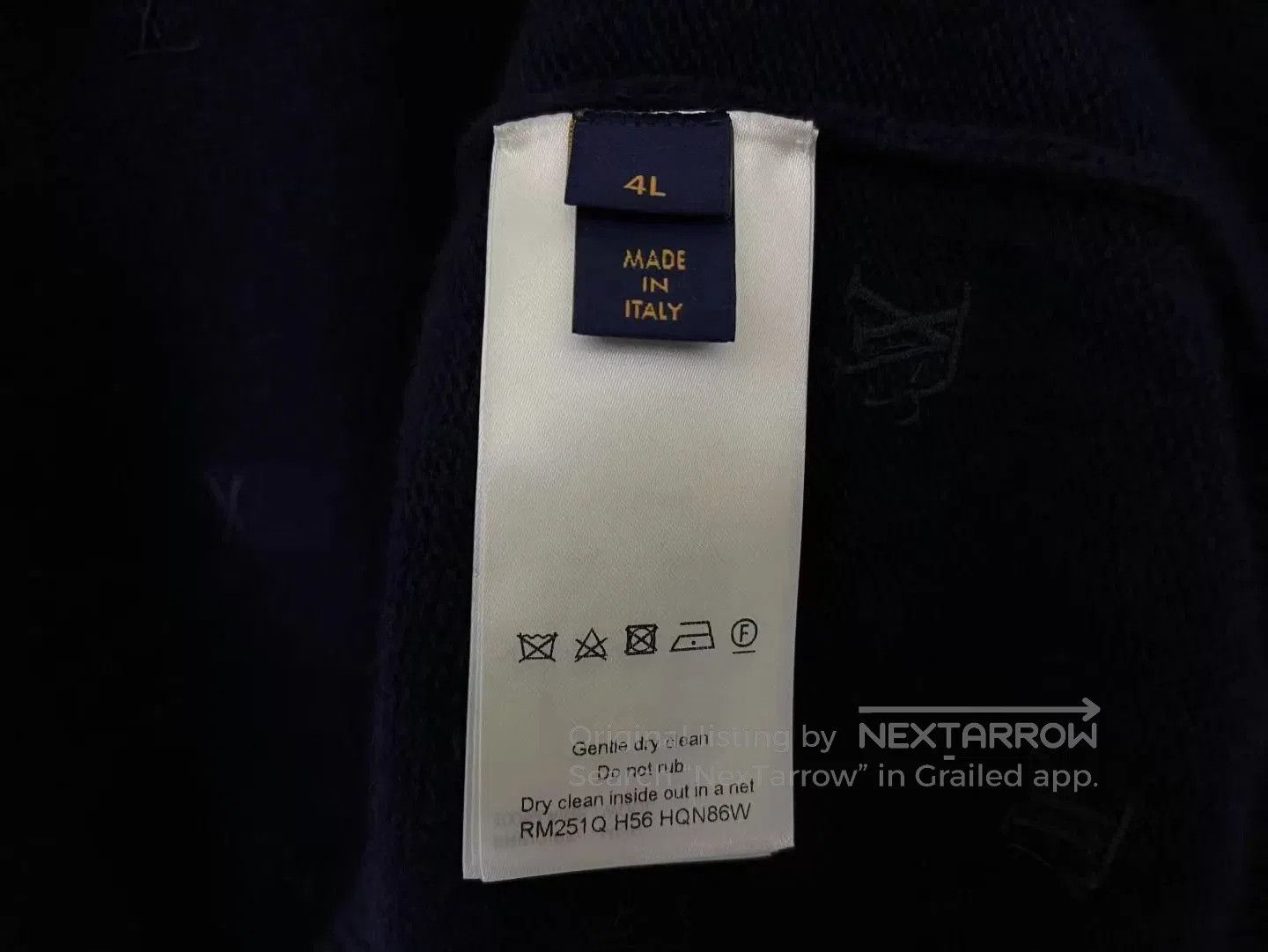 Louis Vuitton Blue Patterned Long. Size US XXL / EU 58 / 5 - 3 Thumbnail