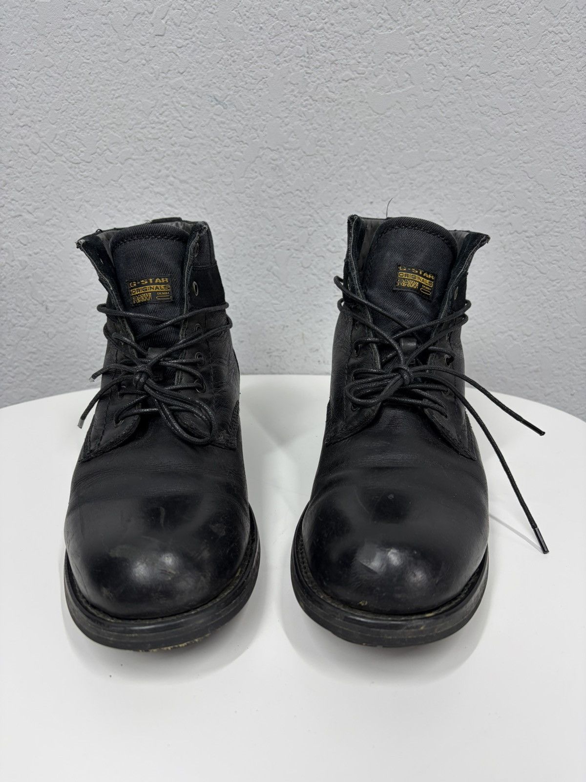 Hedi Slimane Vintage 00s Guidi CCP Style Distressed Leather Biker Boots Size US 9 / EU 42 - 2 Thumbnail
