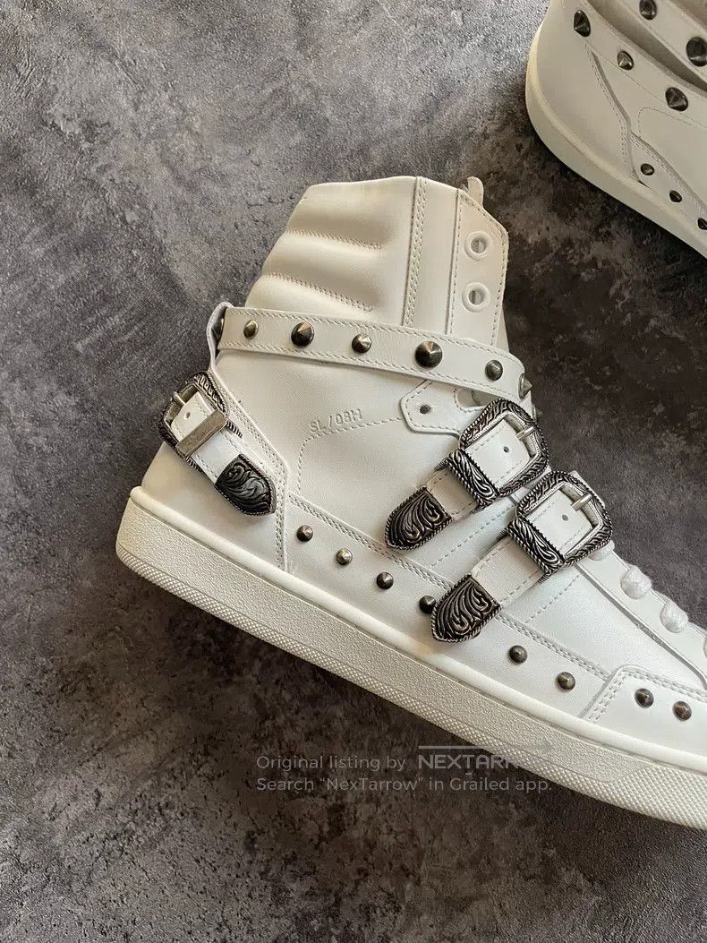 Saint Laurent Paris Saint Laurent Paris Carved stud flat shoes Size US 8 / EU 41 - 4 Thumbnail