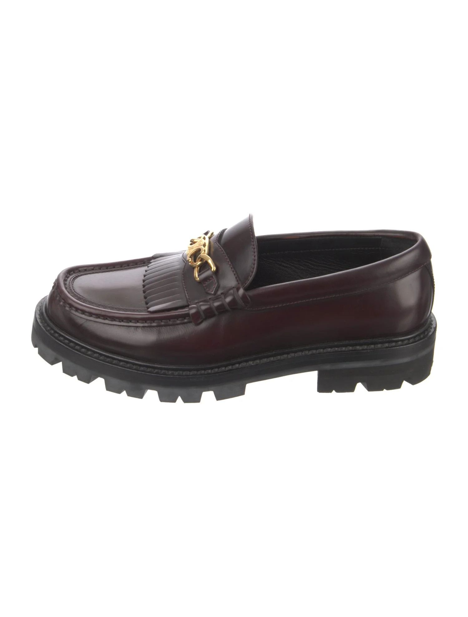 o1bcso1str0724 Chunky Loafer W/Triomphe Polished Burgundy