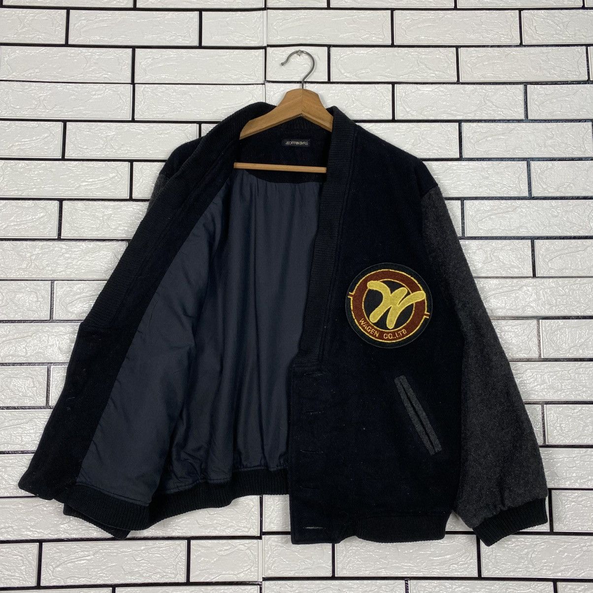 Japanese Brand 📌Wagen Co Ltd Wool Bomber Jacket Issey Miyake Size US L / EU 52-54 / 3 - 12 Thumbnail