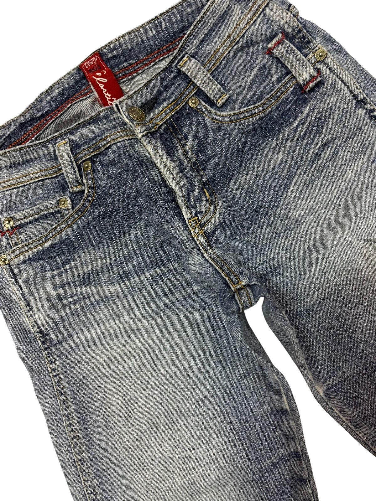 Edwin Vtg Edwin 503 Elastic Bootcut Flared Jeans Size US 28 / EU 44 - 4 Thumbnail