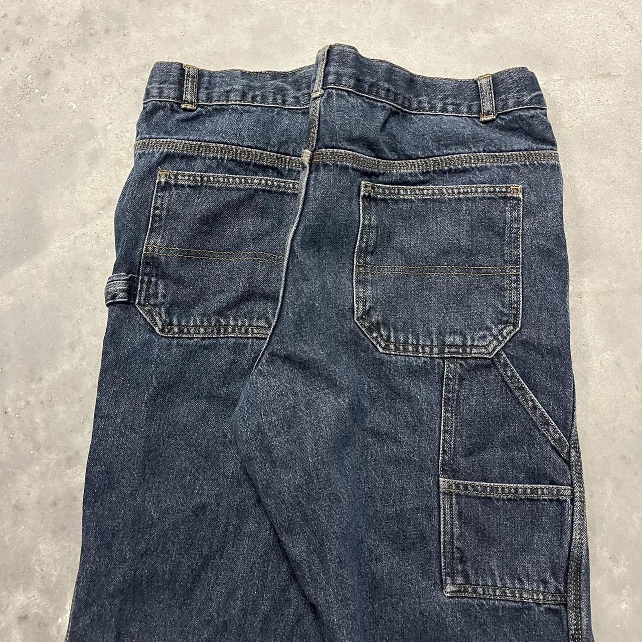 Carhartt Vintage Y2K/2000s Grunge Carpenter Dark Wash Denim Jeans! Size US 33 - 7 Thumbnail